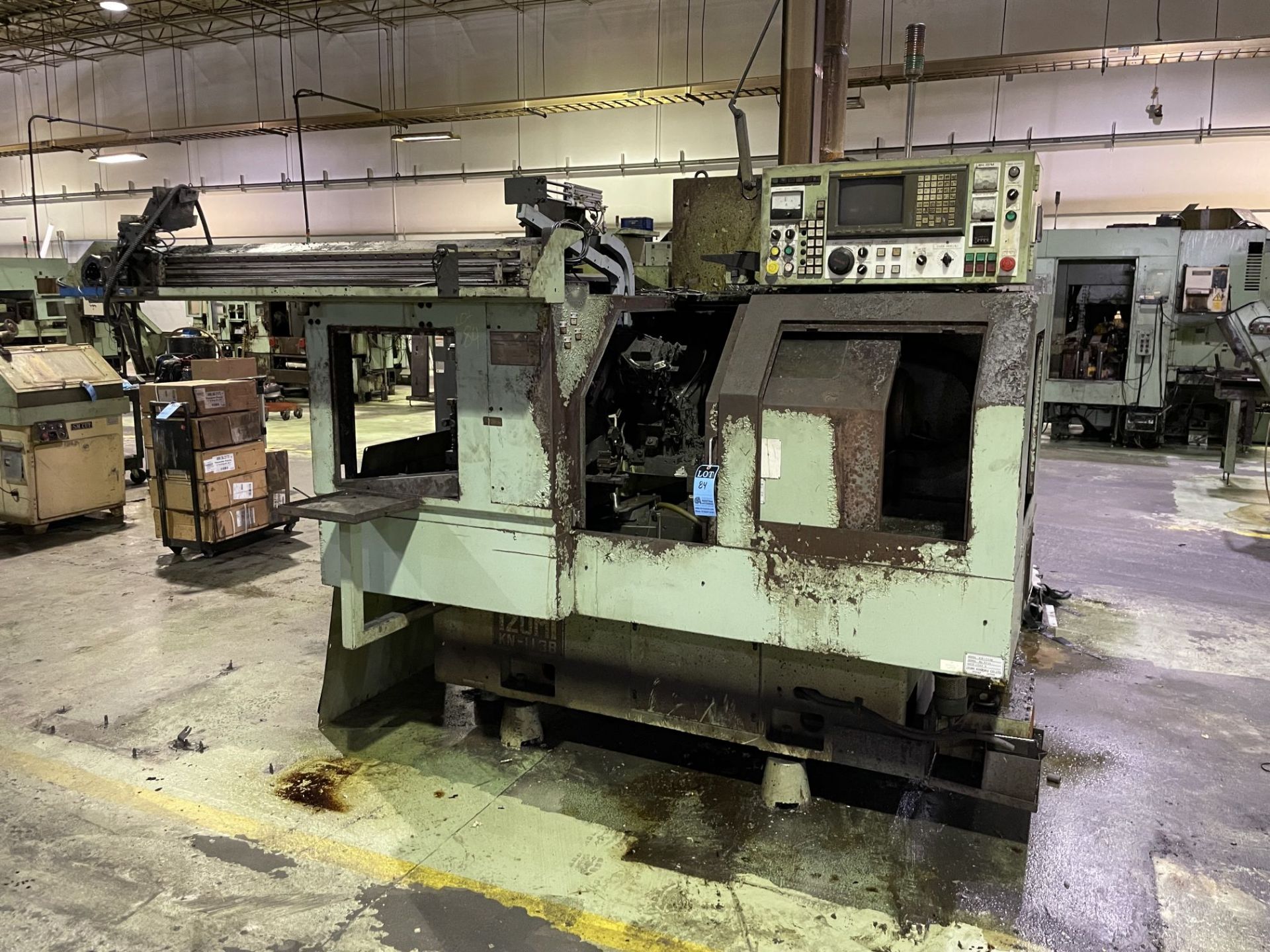 IZUMI MODEL KN113B CENTERLESS GRINDER; S/N 0736, FANUC POWERMATE CONTROL (NEW 2007)