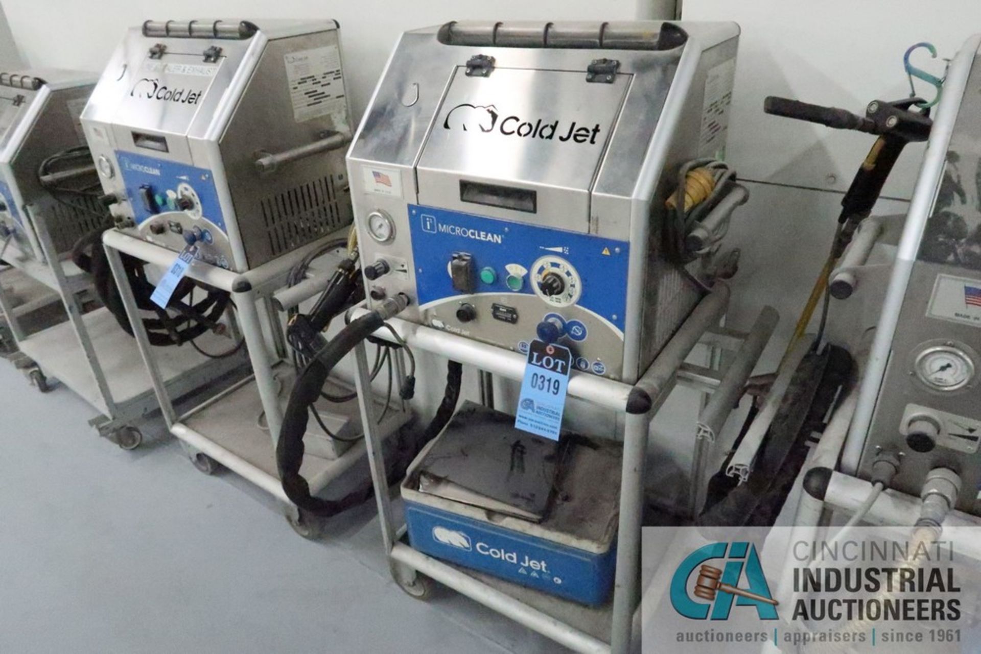 COLD JET MICRO-CLEAN ICE BLAST UNIT; S/N 108, ASSEMBLY NO. 2A0169-G1-D, 18,055 HOURS (2009)