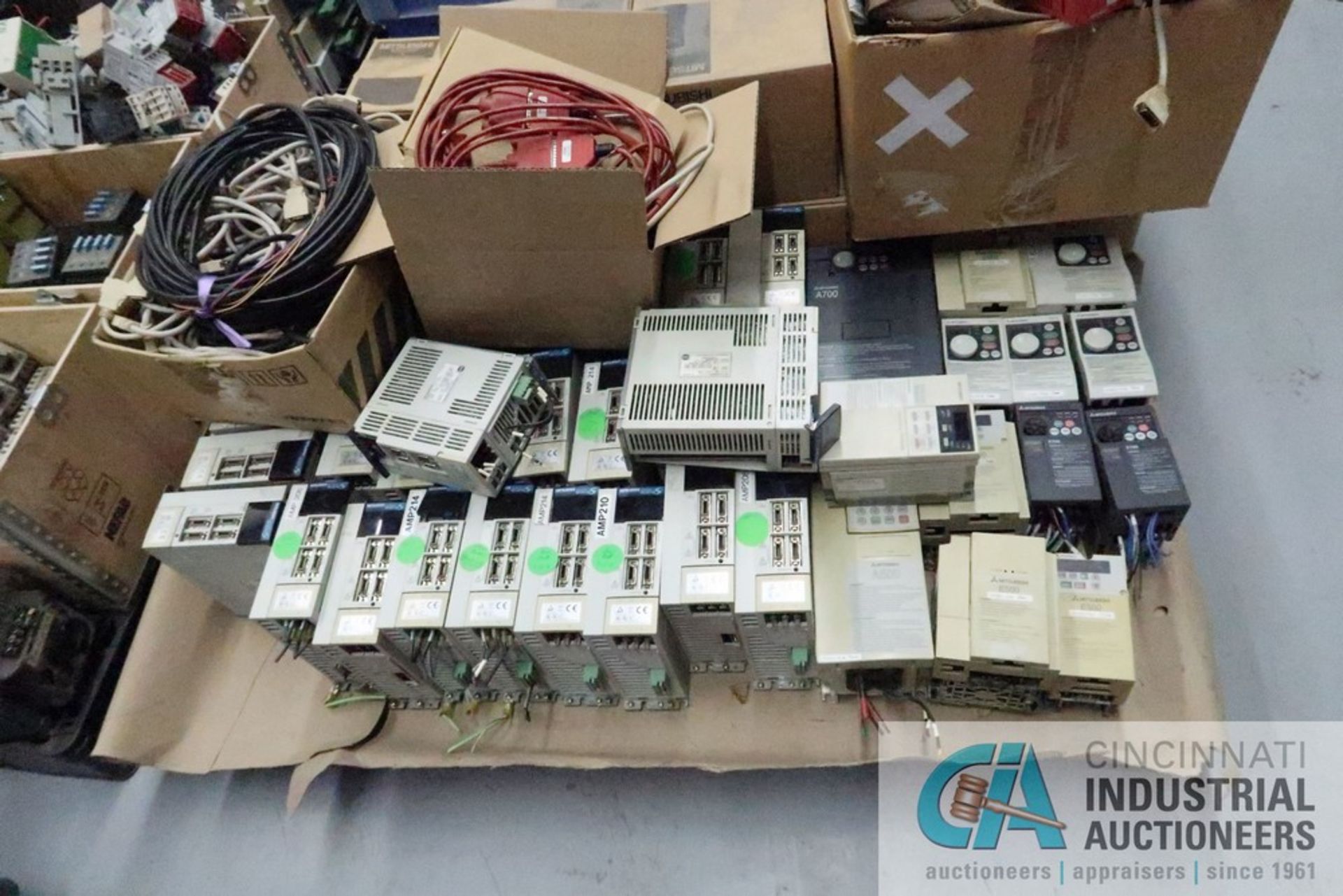 (LOT) (4) SKIDS MISC. ELECTRONIC BOARDS, SERVO MOTORS, MODULES, INVERTERS, POWER SUPPLIES - Image 9 of 13