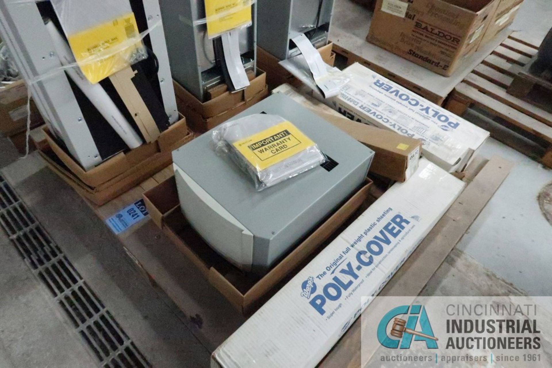 (LOT) (4) PENTAIR AIR CONDITIONERS & PLASTIC SHEETING (SKID RPA) - Image 2 of 7