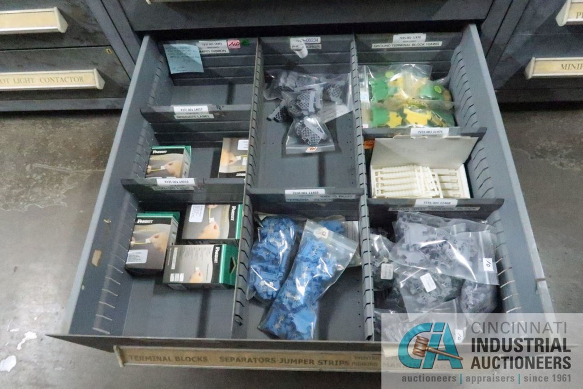 9-DRAWER LISTA CABINET WITH CONTENTS INCLUDING MISCELLANEOUS GAS VALVES, IGNITERS, SWITCHES, PHOTO - Image 10 of 10