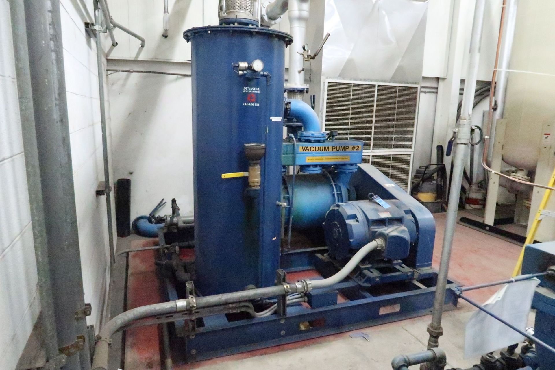 100 HP DYNASEAL TRAVAINI MODEL TRSA2301/C/F SKID MOUNTED VACUUM PUMP; S/N 110/2 - Image 2 of 7