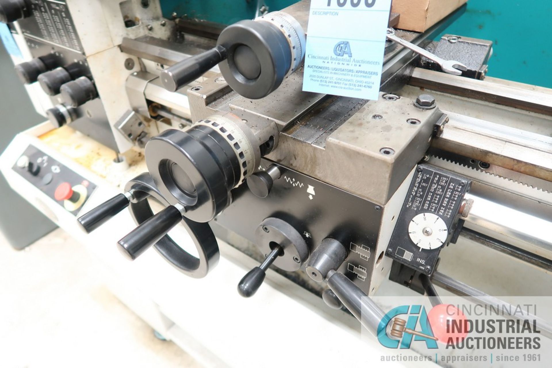 13" X 40" CLAUSING MODEL 8027J GEARED HEAD ENGINE LATHE; S/N NG01496, WITH 6" THREE JAW CHUCK AND - Image 3 of 11