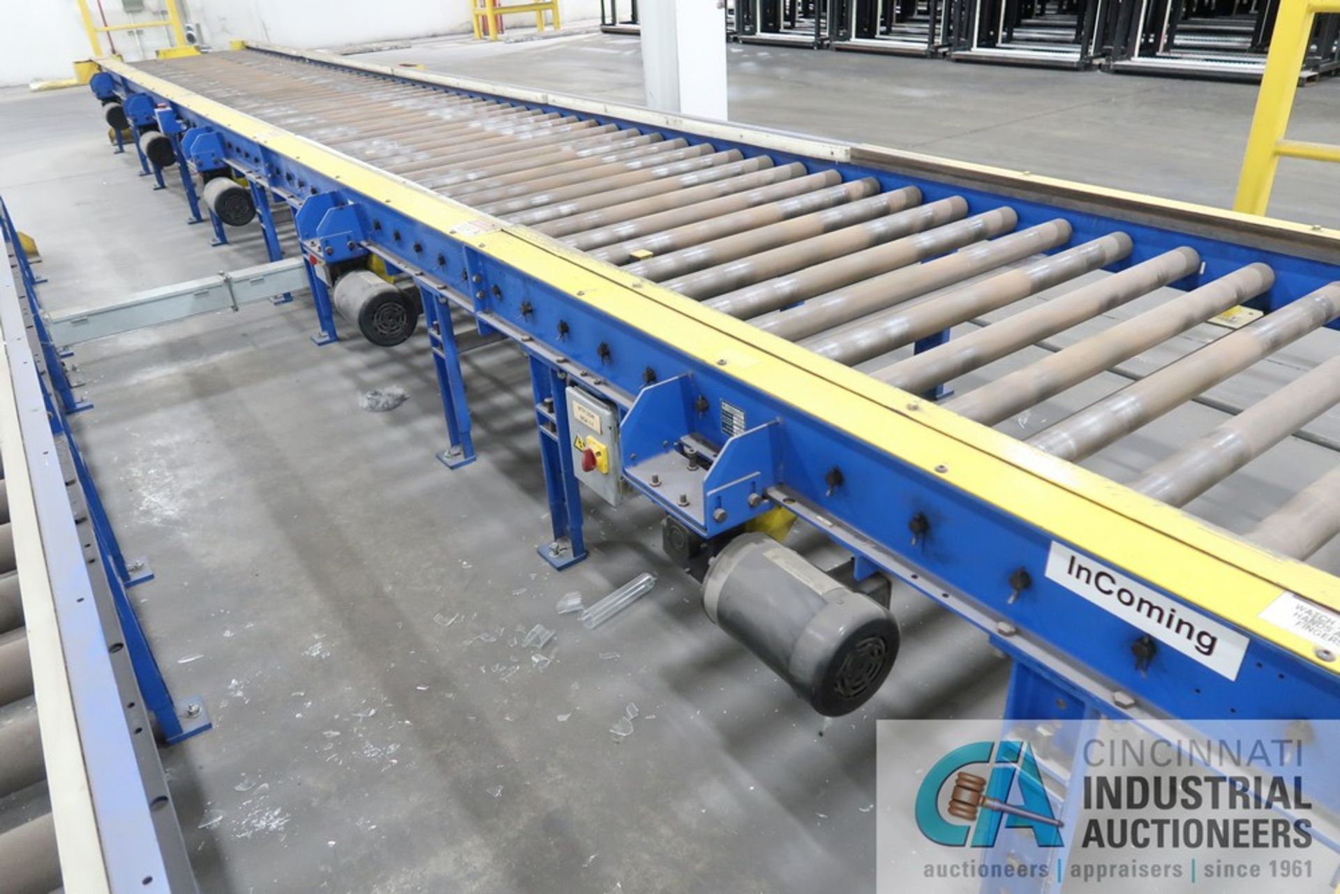 LINES 40" WIDE X 18' LONG (APPROX.) TRANSBOTICS MODEL CDLR-7244 CONVEYOR ACCUMULATOR STATIONS WITH - Image 8 of 18