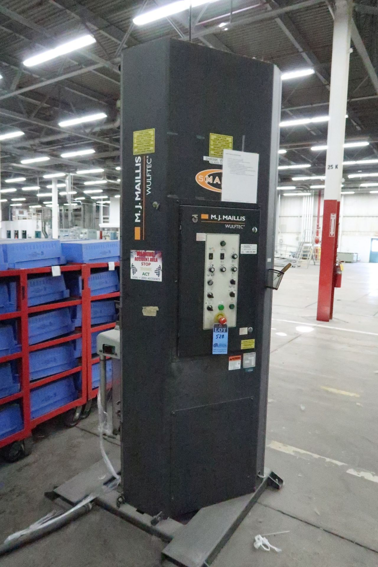 WULFTEC MODEL WSMH-5PL-S ROTARY PALLET STRECH WRAPPER; S/N 40206-2-0507, 48" X 48" ROTARY PALLET - Image 2 of 5