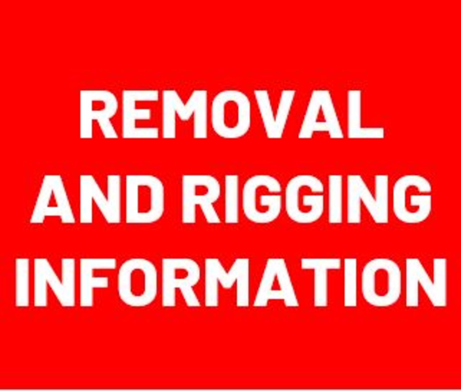 REMOVAL INFORMATION