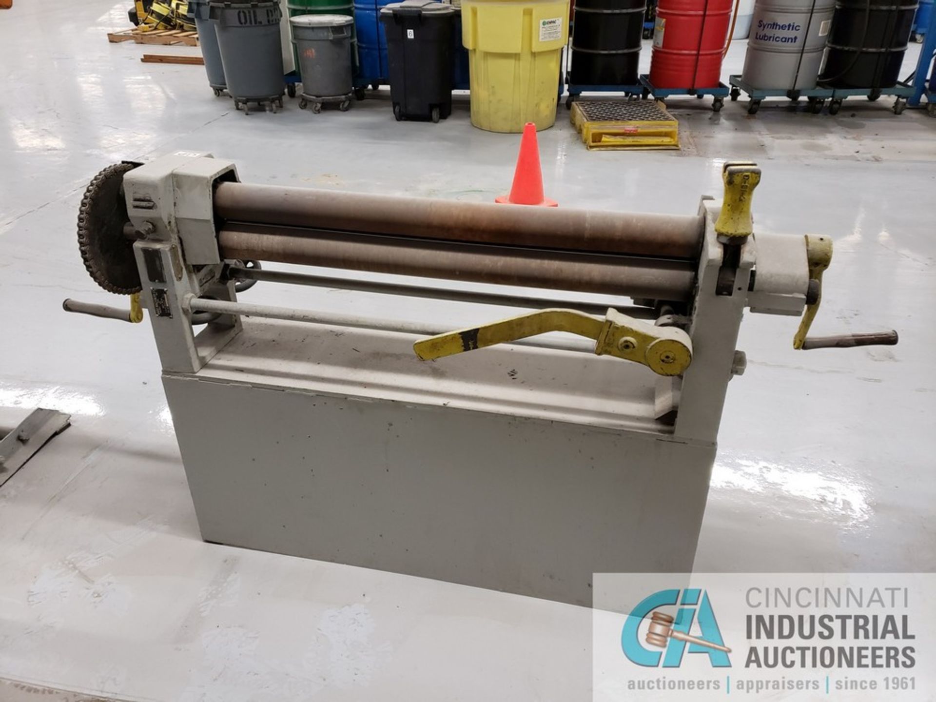 36" MFG UNKNOWN SLIP ROLL MACHINE - Image 3 of 4