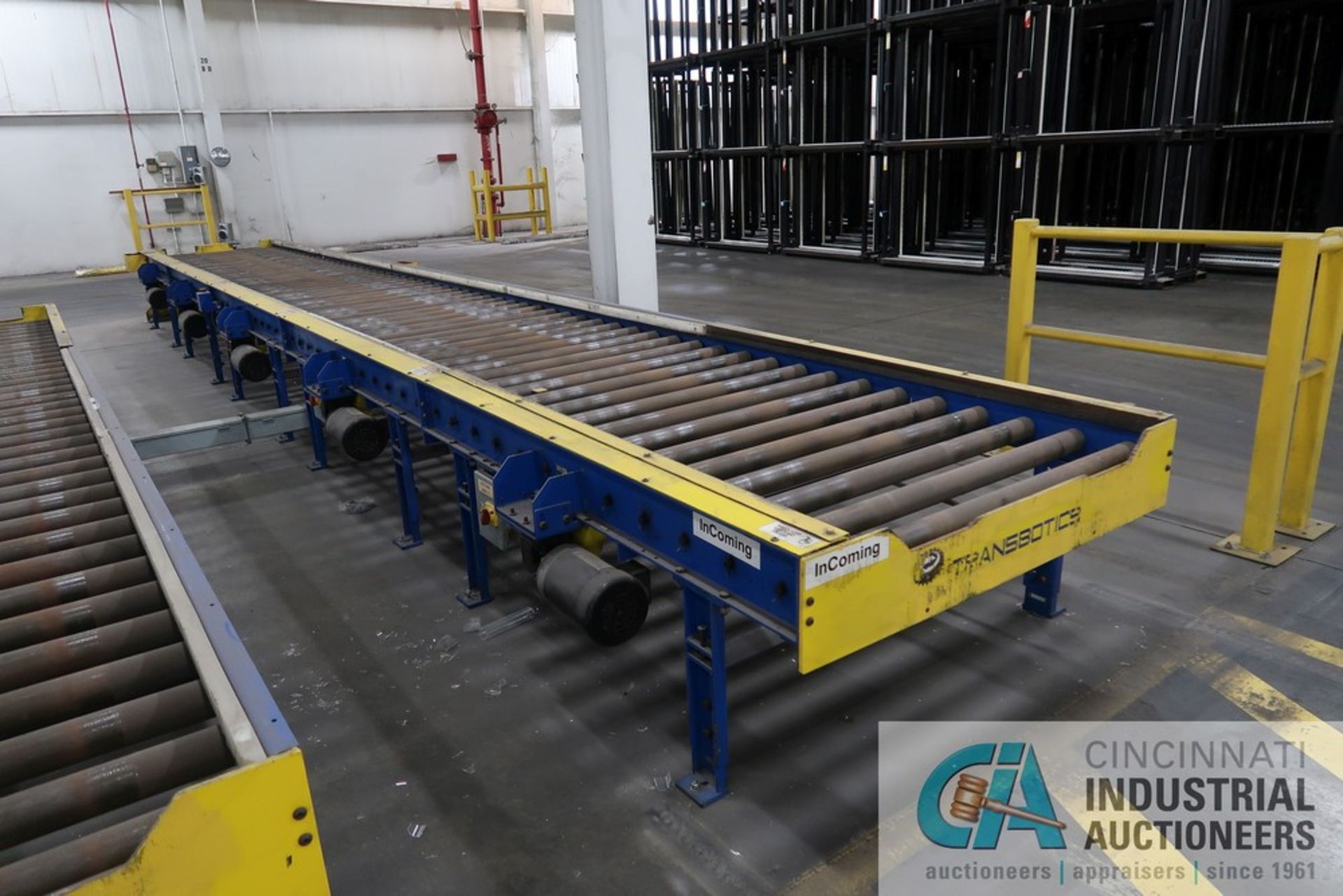 LINES 40" WIDE X 18' LONG (APPROX.) TRANSBOTICS MODEL CDLR-7244 CONVEYOR ACCUMULATOR STATIONS WITH - Image 7 of 18