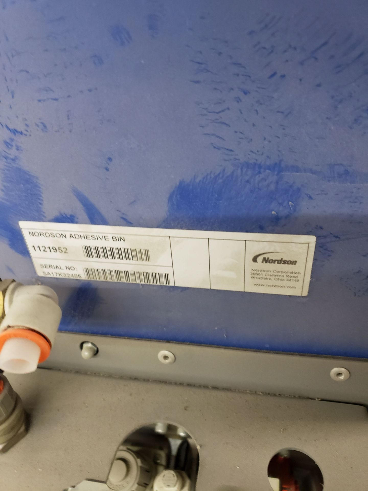 NORDSON ADHESIVE BIN W/ PS40 POWER SUPPLY & EPC-15 PATTERN CONTROL SYSTEM **Loading Fee Due - Image 4 of 6