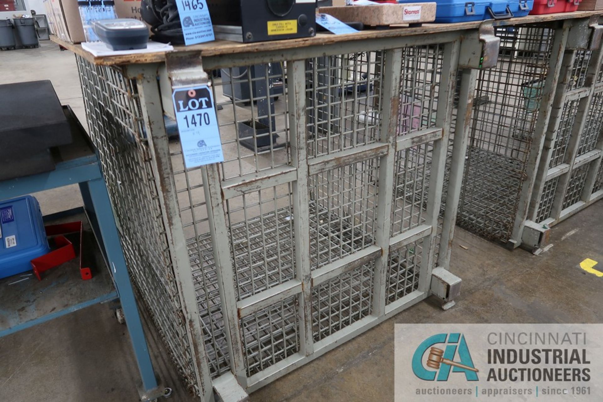 ****42" X 46" X 42" DEEP COLLAPSIBEL / STACKABLE WIRE BASKETS **DELAY REMOVAL - PICKUP 8-11-2021**