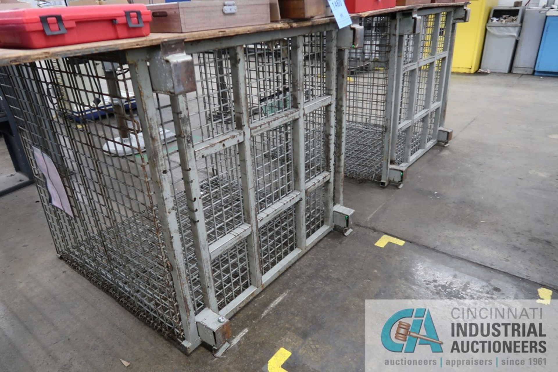 ****42" X 46" X 42" DEEP COLLAPSIBEL / STACKABLE WIRE BASKETS **DELAY REMOVAL - PICKUP 8-11-2021** - Image 2 of 6