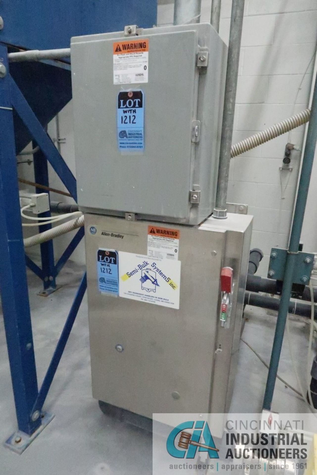 SEMI-BULK SYSTEMS SKID MOUNTED DRY INGREDIENT HANDLING SYSTEM WITH WALL MOUNT PREMIX CONTROL, 15 - Image 3 of 7