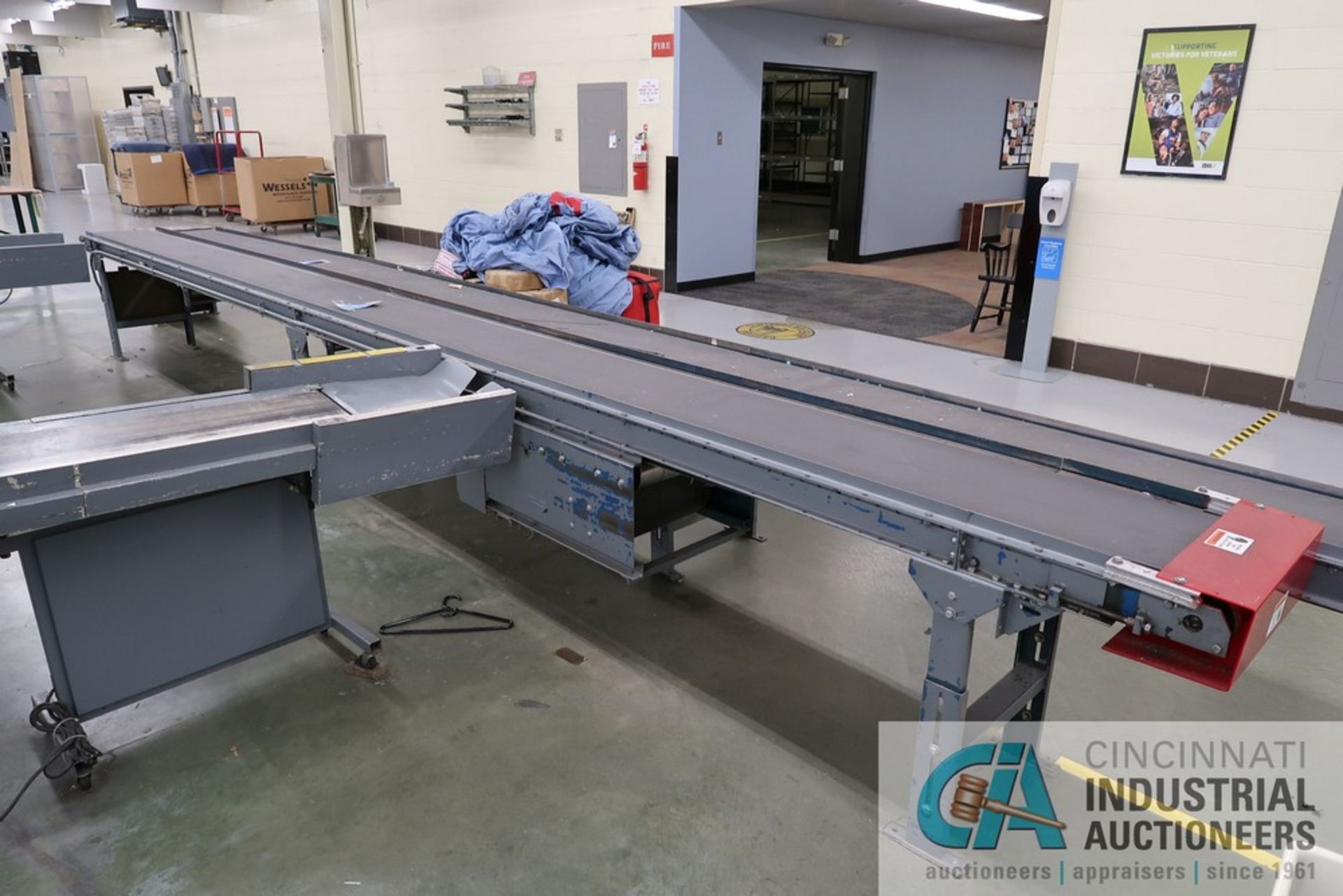 17"W X 22'L SPEEDWAYS CONVEYOR BELT CONVEYOR - Image 2 of 3