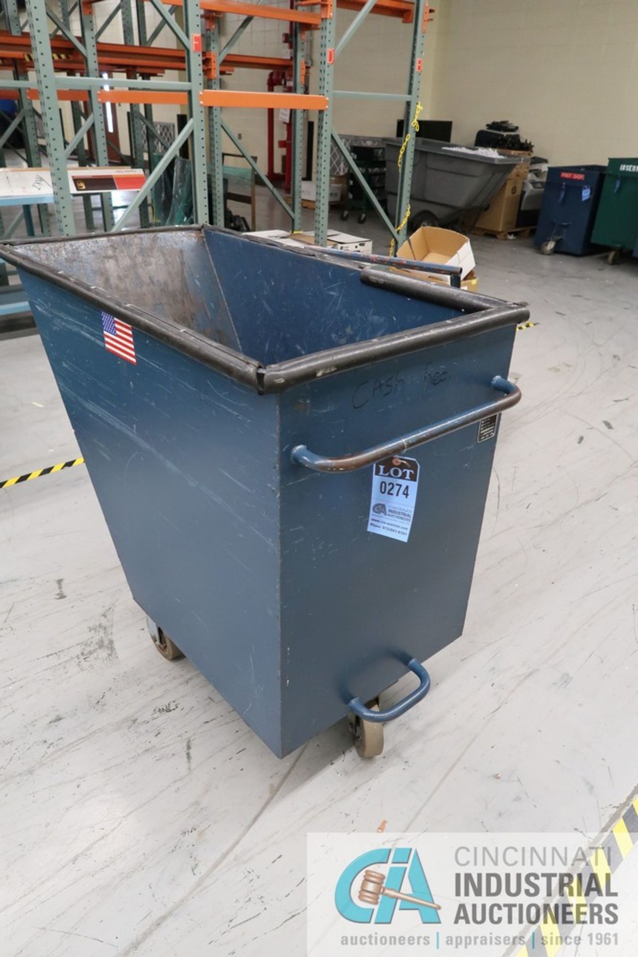 18 CU. FT. STEEL DUMPING CART