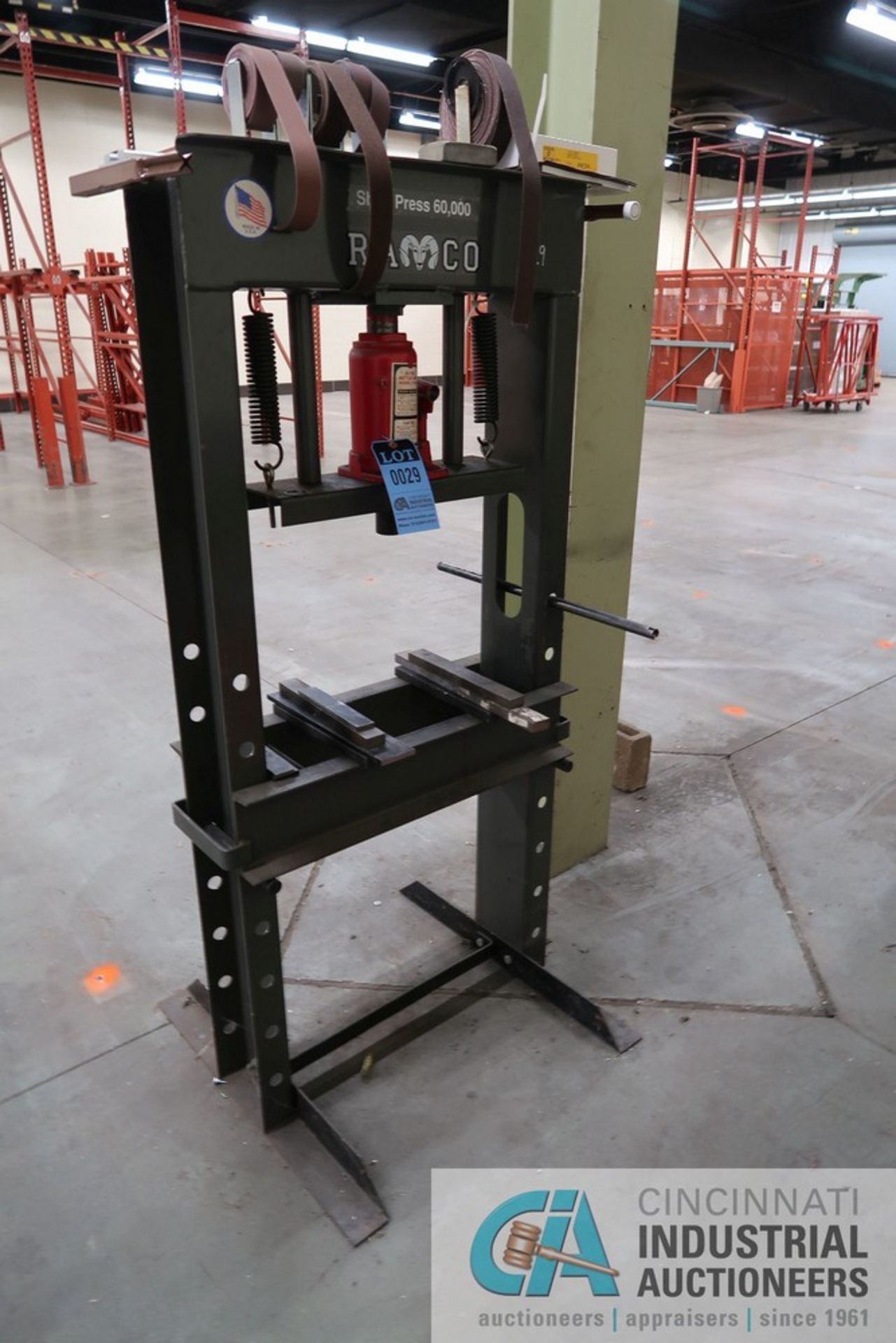 30 TON RAMCO MODEL RP-30 H-FRAME PRESS; S/N 03177 - Image 2 of 5