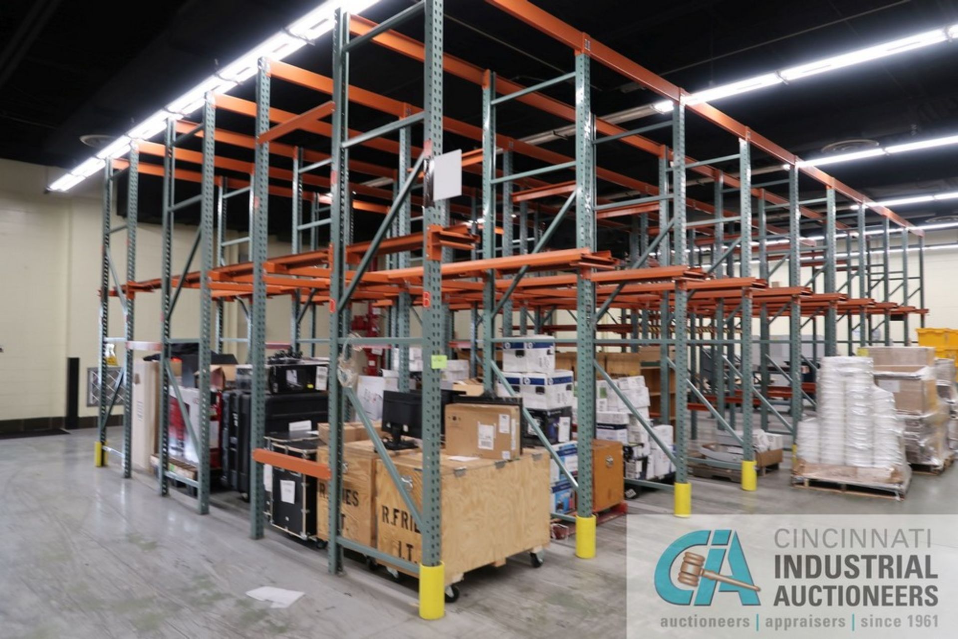 SECTIONS 54"W X 20'D X 12'6"H ADJUSTABLE BEAM DRIVE-IN PALLET RACK - Image 5 of 6