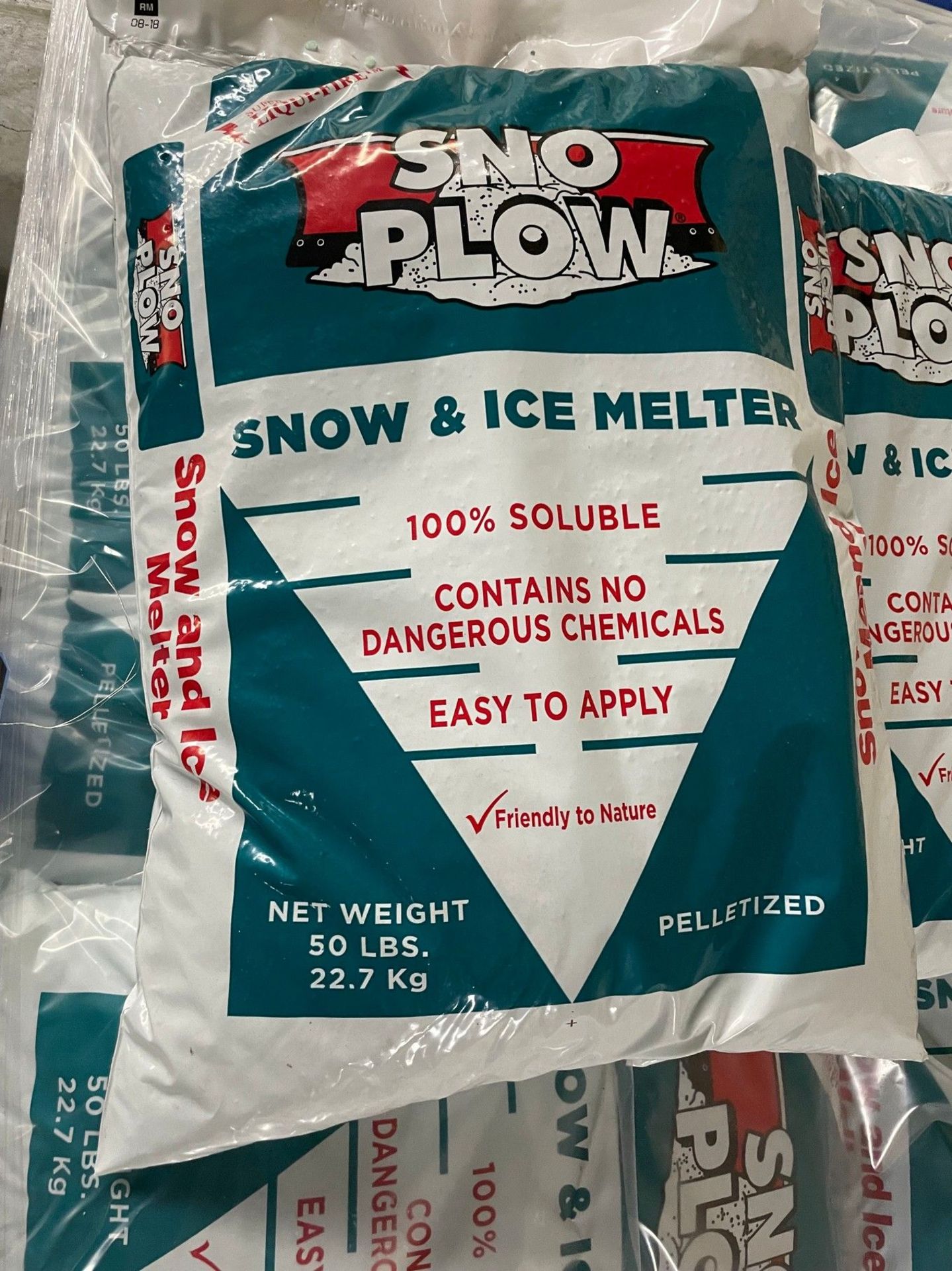 (LOT) 1-SKID SNO-PLOW 50 LB. ICE MELT BAGS - Image 2 of 2