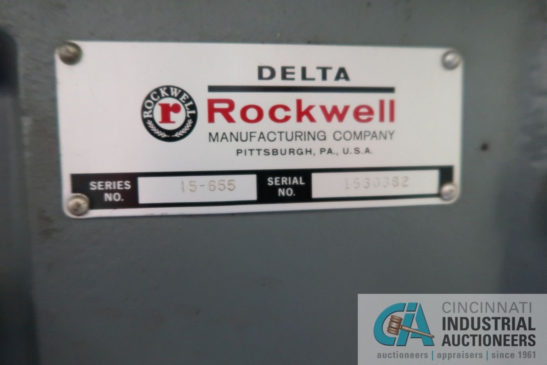 15" ROCKWELL 15-655 FLOOR DRILL - Image 6 of 6