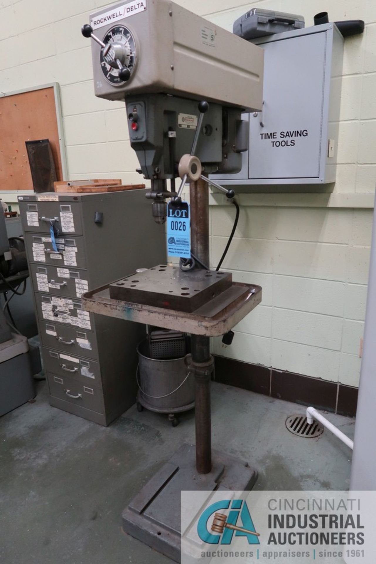 15" ROCKWELL 15-655 FLOOR DRILL - Image 5 of 6