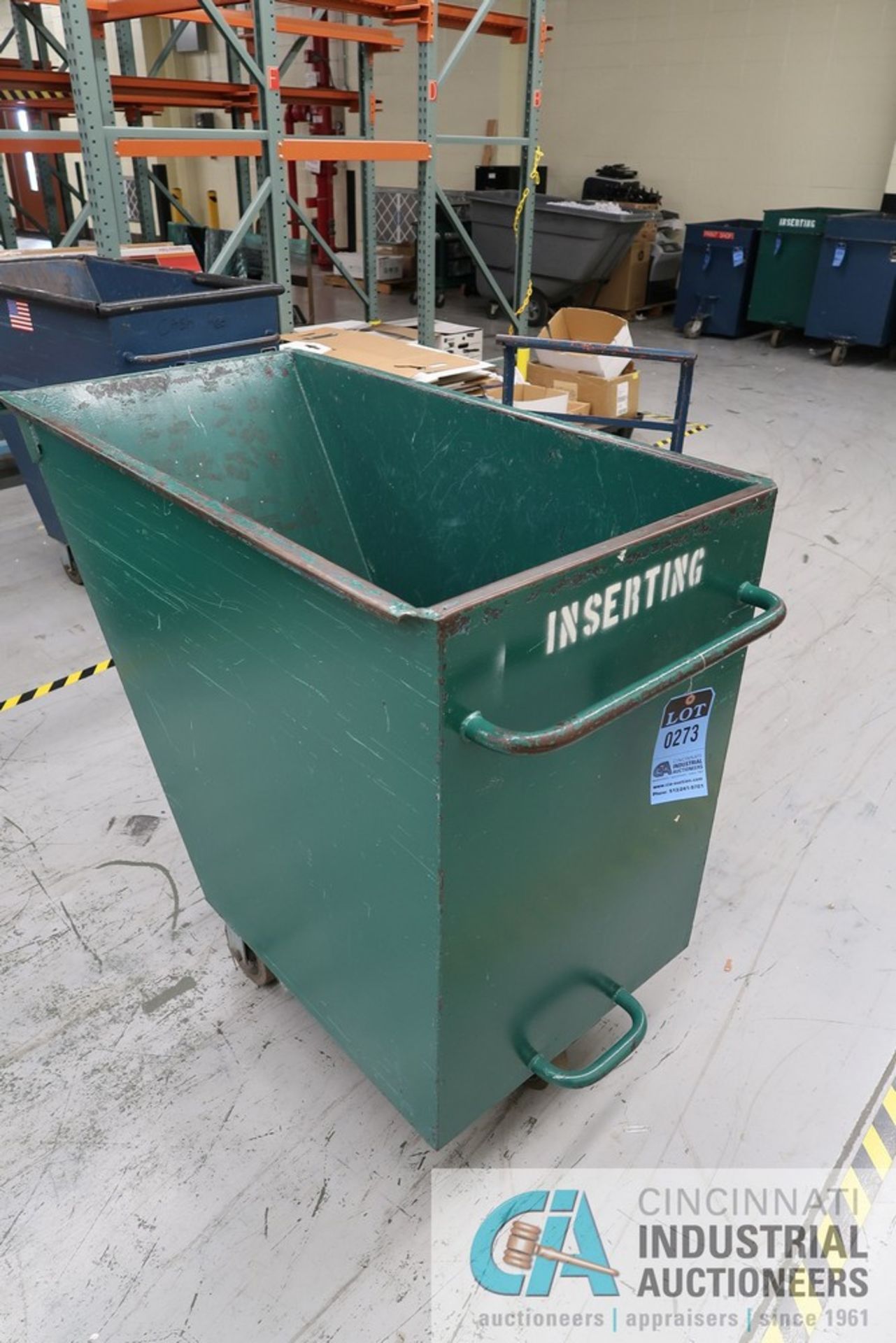 18 CU. FT. STEEL DUMPING CART - Image 2 of 2