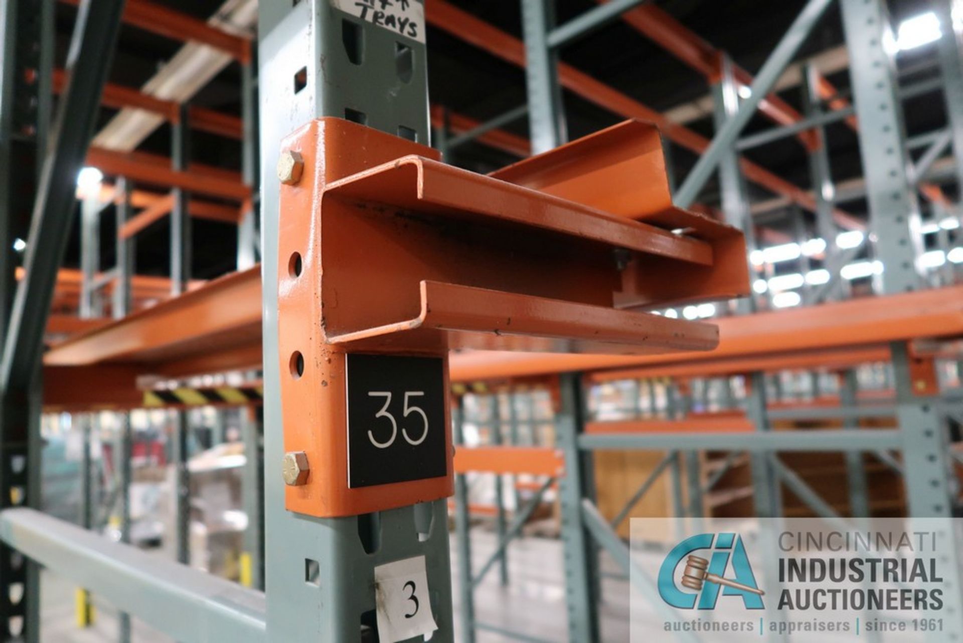 SECTIONS 54"W X 20'D X 12'6"H ADJUSTABLE BEAM DRIVE-IN PALLET RACK - Image 2 of 6