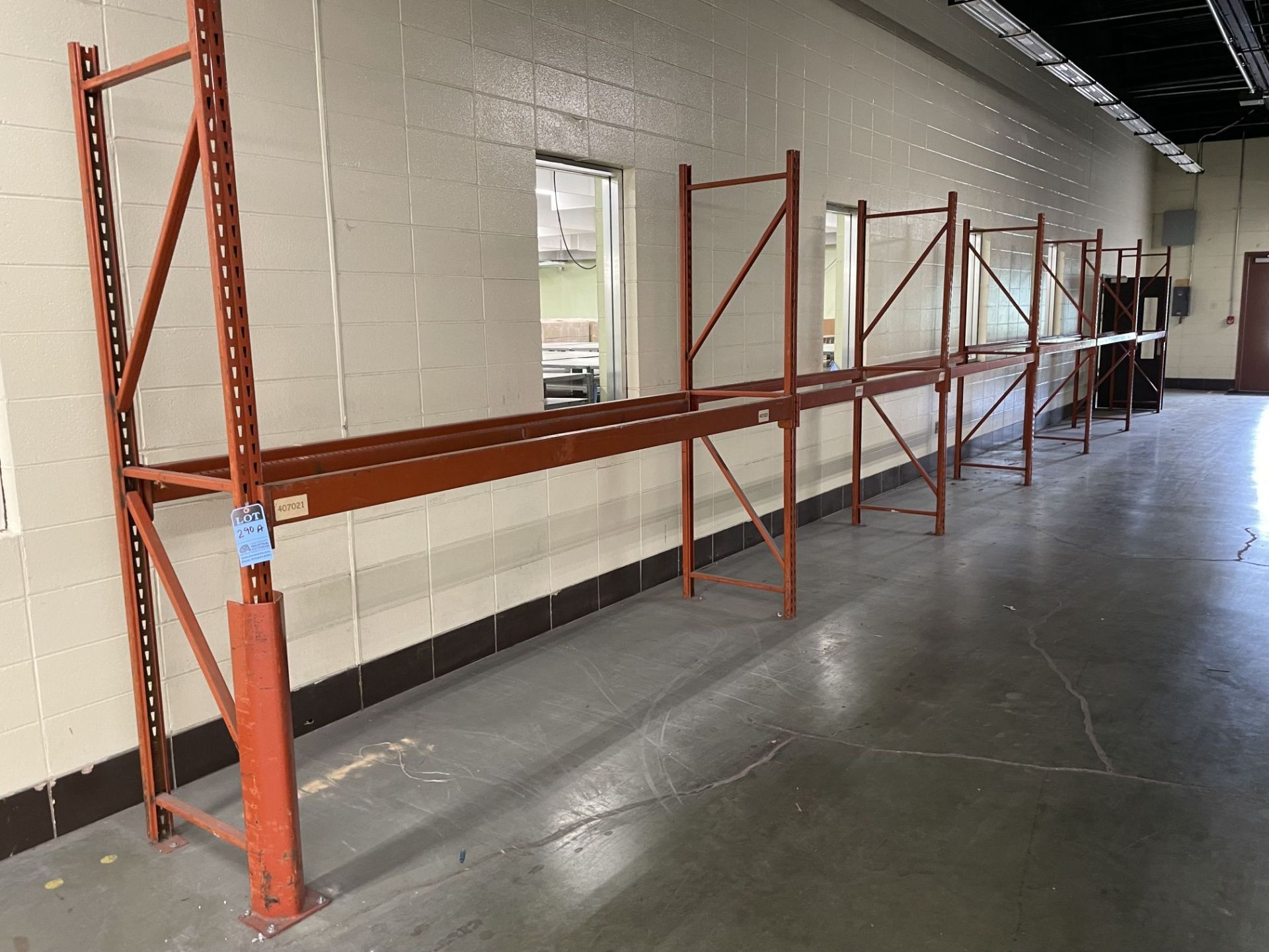 SECTIONS 28" X 10' X 8' HIGH ADJUSTABLE BEAM PALLET RACK