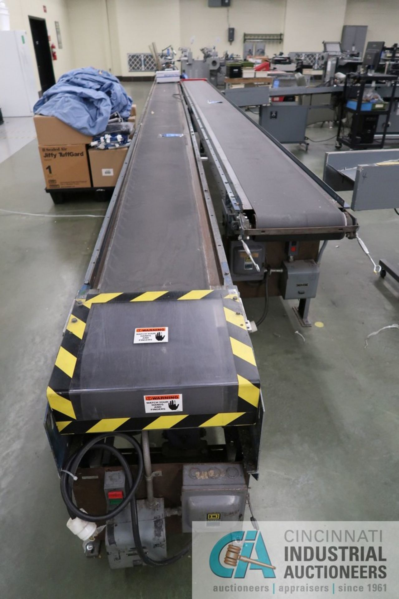 17"W X 50' SPEEDWAYS CONVEYOR BELT CONVEYOR