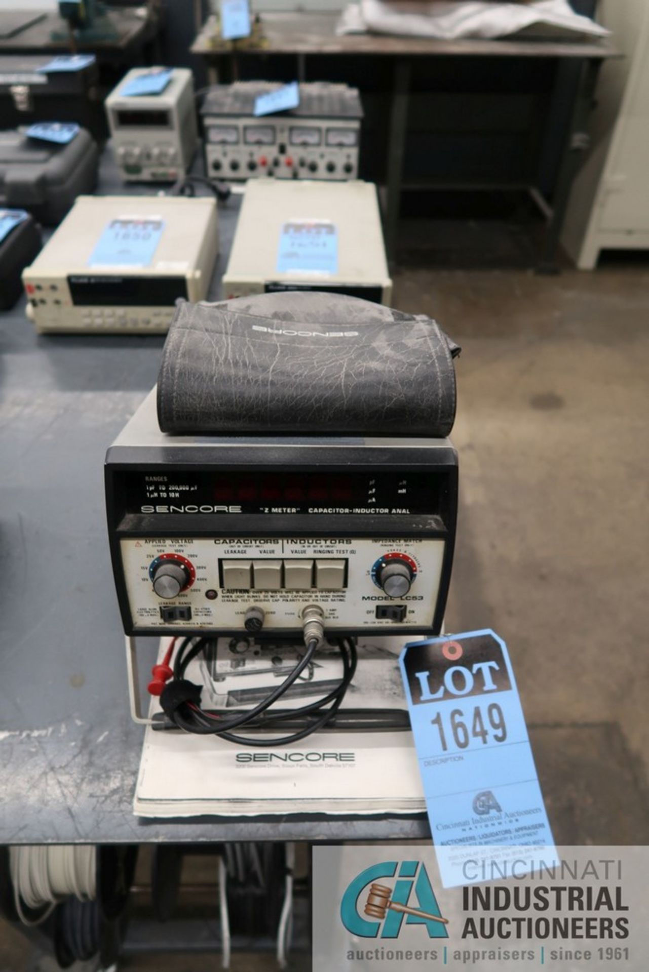 SENCORE MODEL LC53 ''Z-METER'' CAPACITOR-INDUCTOR ANALYZER