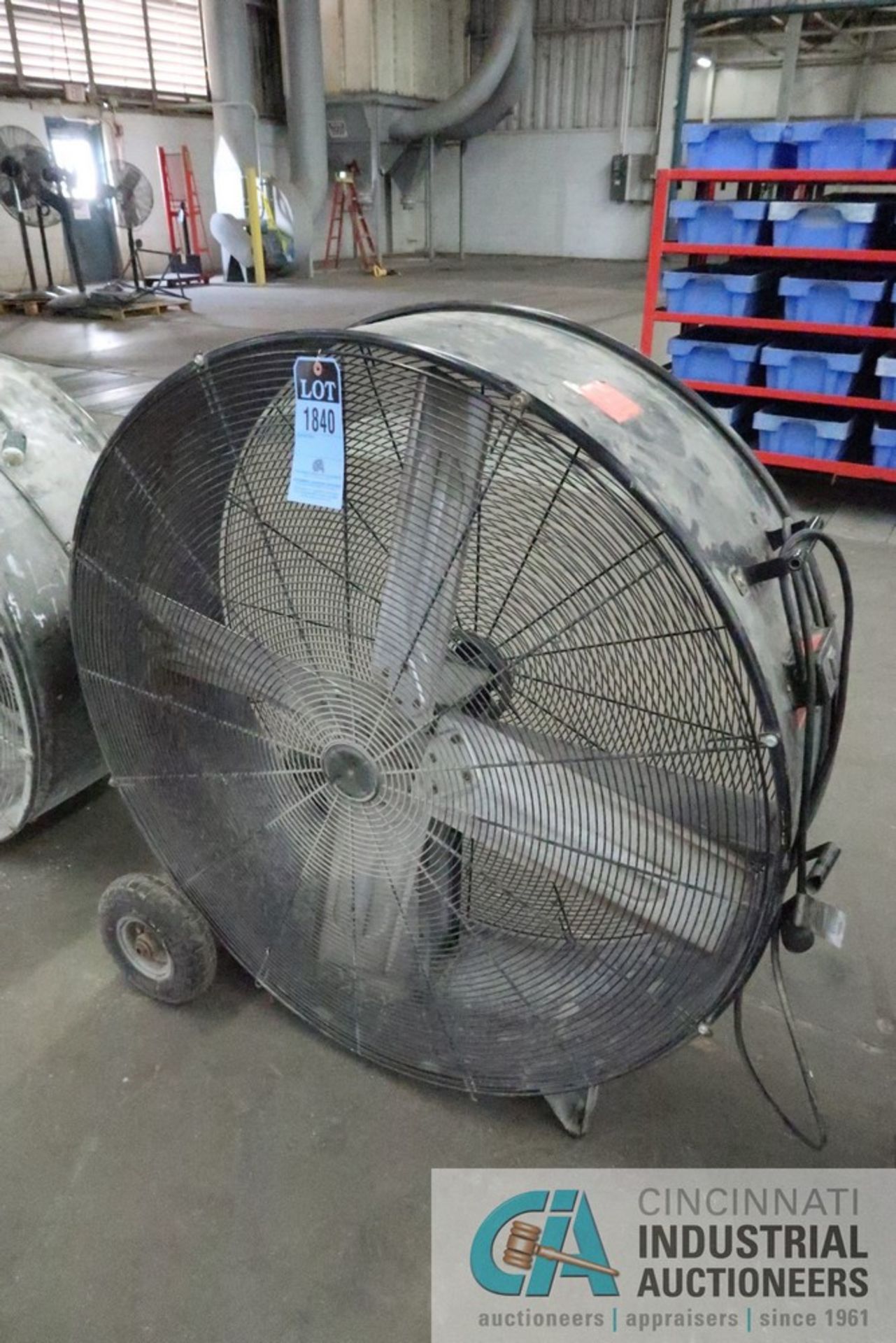 42" DIAMETER MFG UNKNOWN PORTABLE DRUM STYLE AIR CIRCULATOR