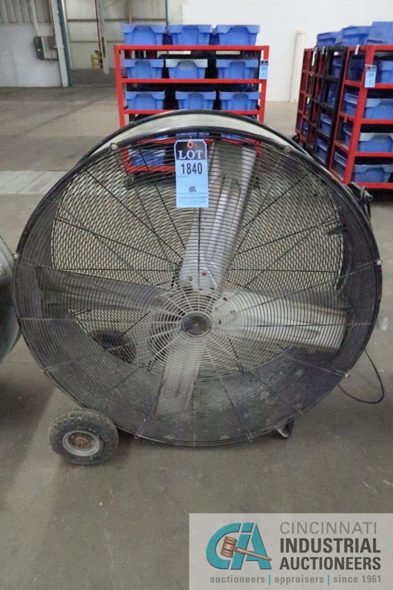 42" DIAMETER MFG UNKNOWN PORTABLE DRUM STYLE AIR CIRCULATOR - Image 2 of 2