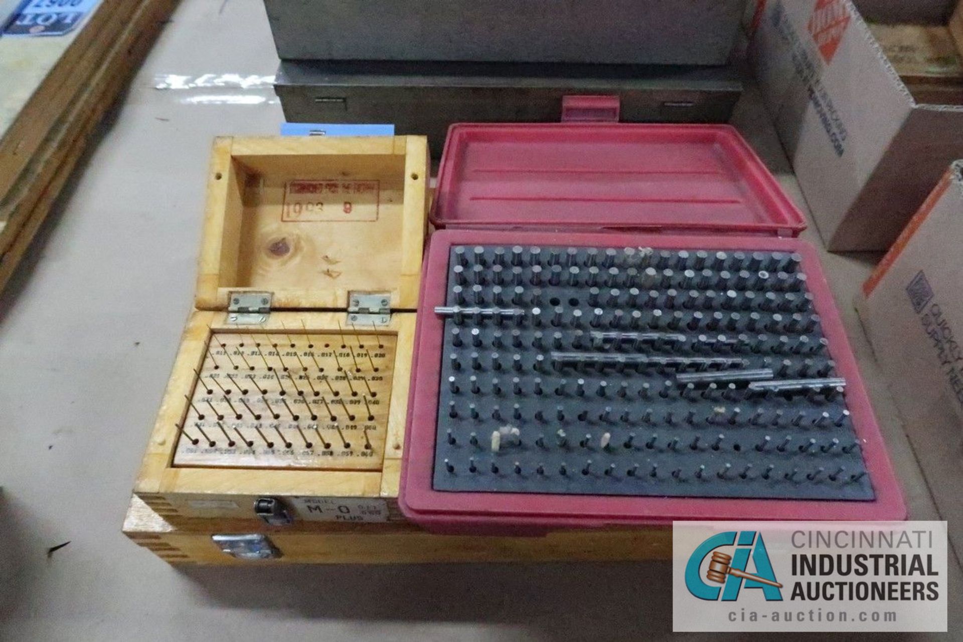 PIN GAUGE SETS, (2) .061" - .25", (2) .011" - .06"