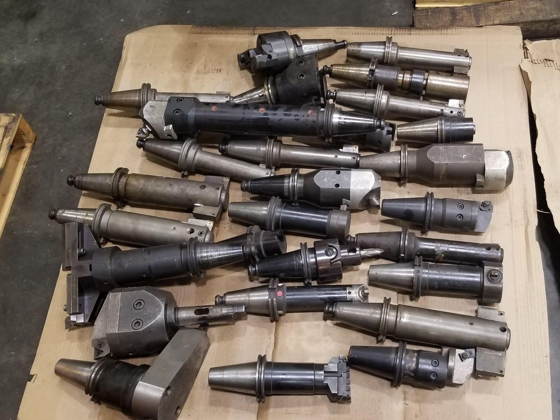 (LOT) APPROX. (25) VARIOUS 50 TAPER TOOLHOLDERS ON SKID - Image 2 of 2