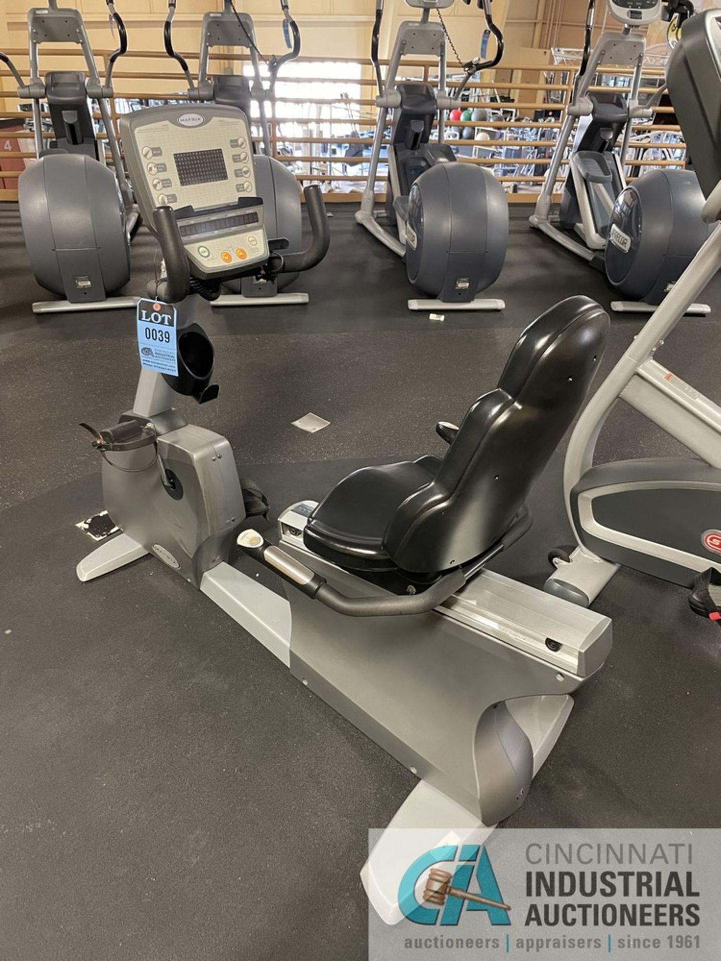 MATRIX RECUMBENT BIKE **ATTN: This lot is located on the second floor. Removal will be by carrying - Image 2 of 7