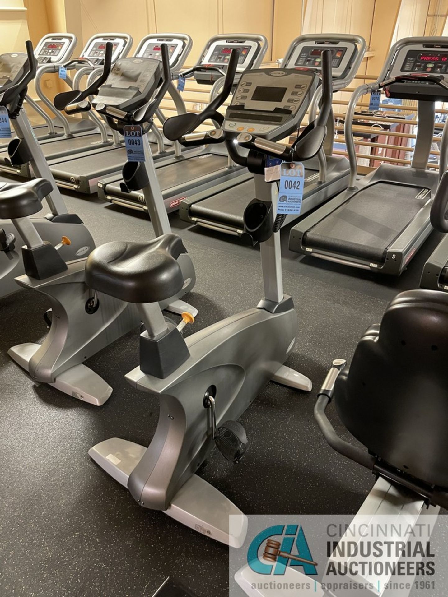 MATRIX UPRIGHT BIKE **ATTN: This lot is located on the second floor. Removal will be by carrying