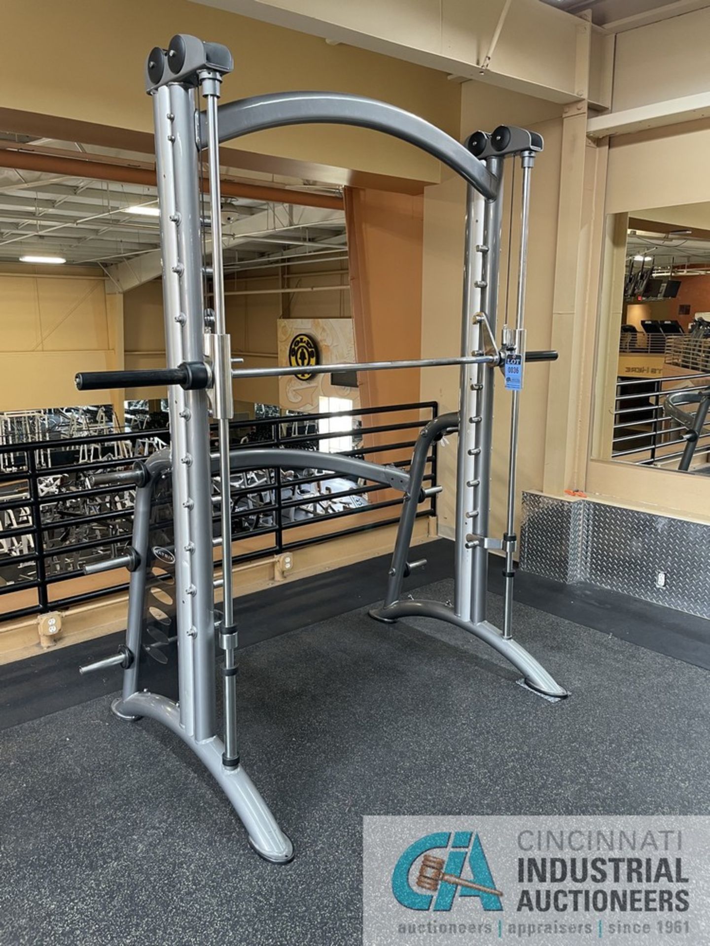 MATRIX OLYMPIC SQUAT RACK **ATTN: This lot is located on the second floor. Removal will be by