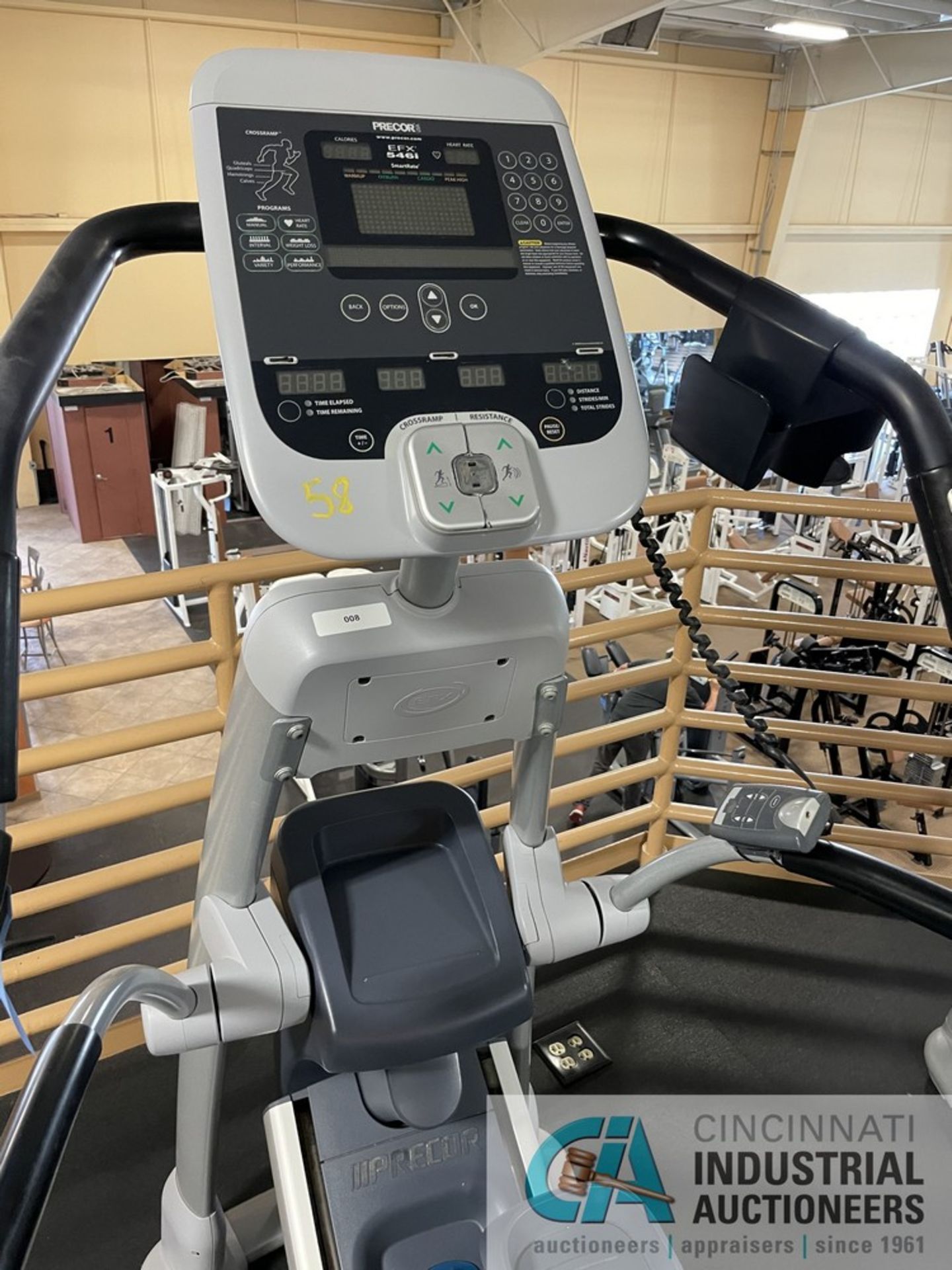 PRECOR ELLIPTICAL MACHINE **ATTN: This lot is located on the second floor. Removal will be by - Image 3 of 7