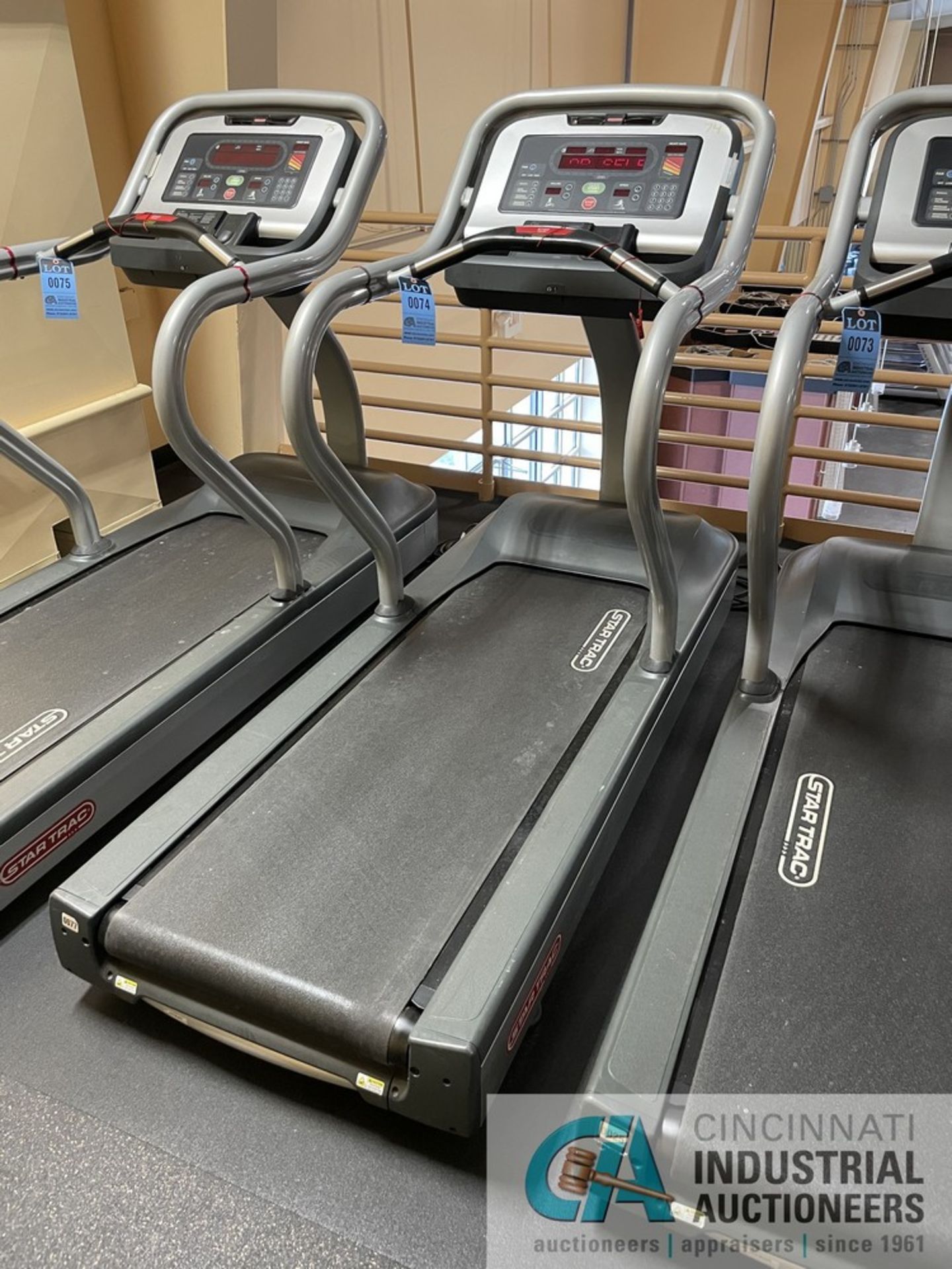 STAR TRAC TREADMILL **ATTN: This lot is located on the second floor. Removal will be by carrying