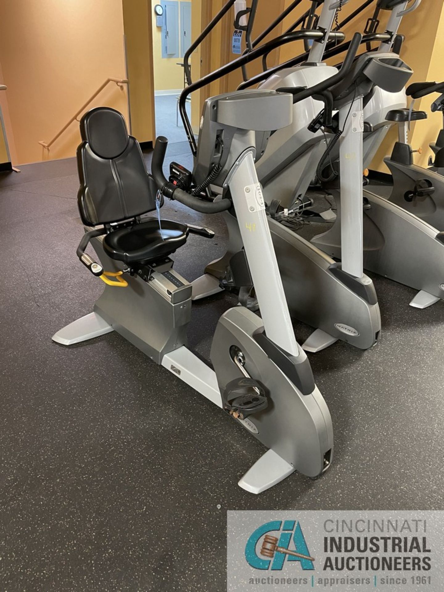 MATRIX RECUMBENT BIKE **ATTN: This lot is located on the second floor. Removal will be by carrying - Image 3 of 7