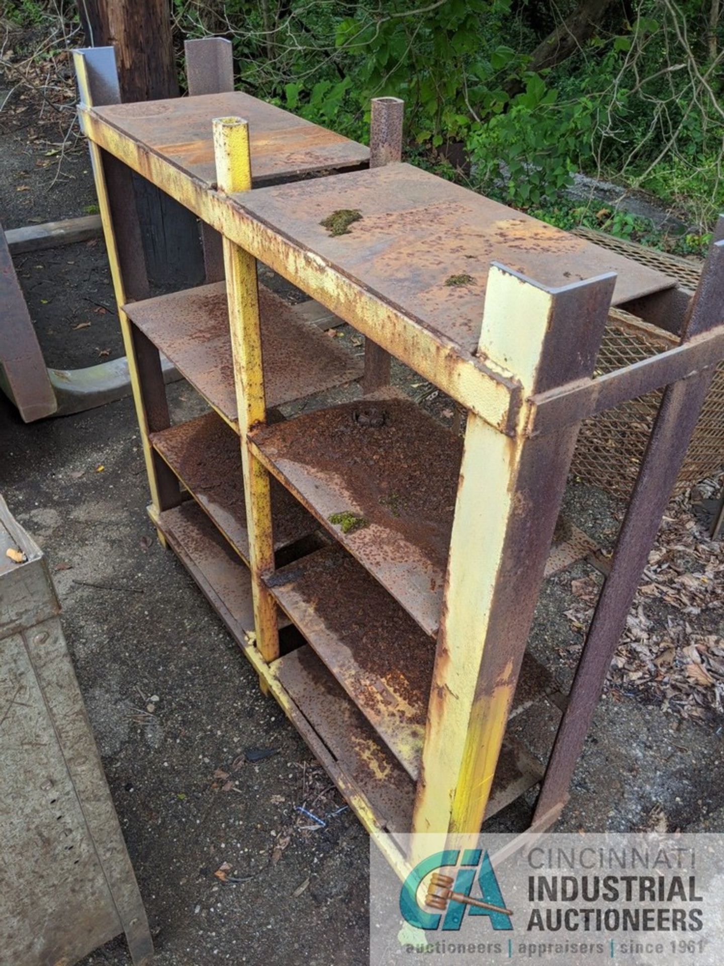 (LOT) STEEL CABINET AND STEEL STANDS - Image 2 of 2