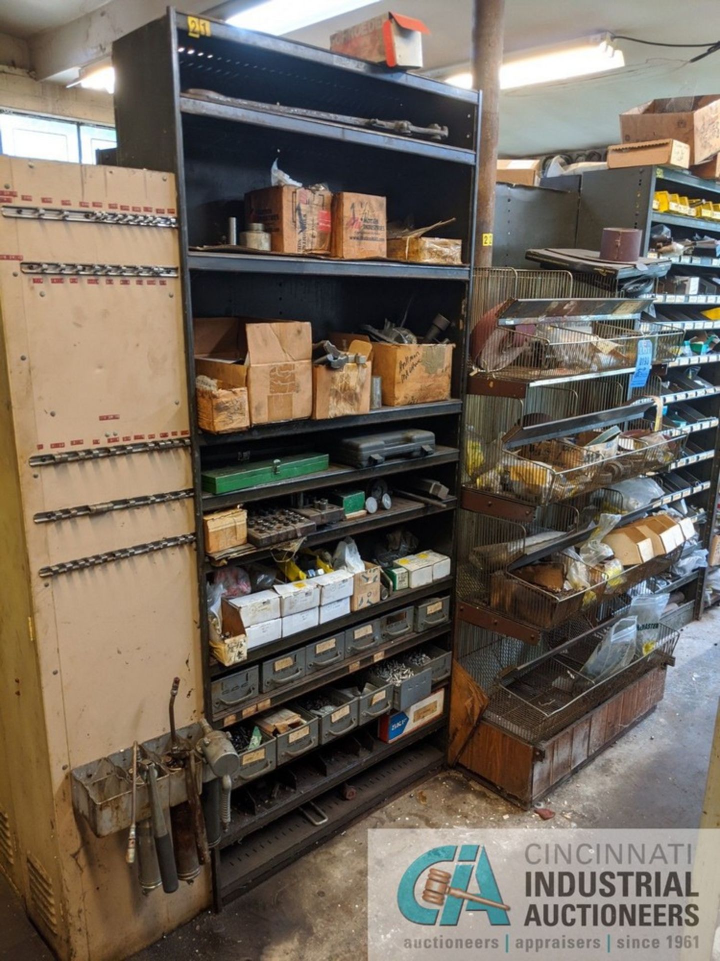 SECTION SHELVING WITH: HARDWARE, ABRASIVES, AND TOOLING - Image 5 of 6