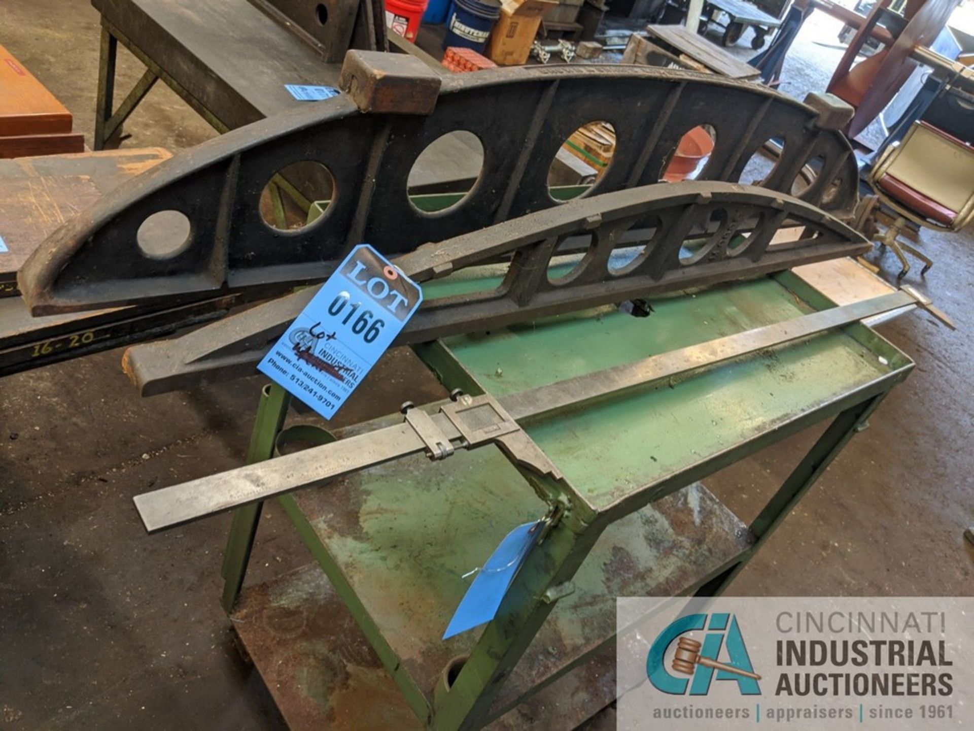 (LOT) 54" AND 60" STRAIGHT EDGES AND 48" CALIPER