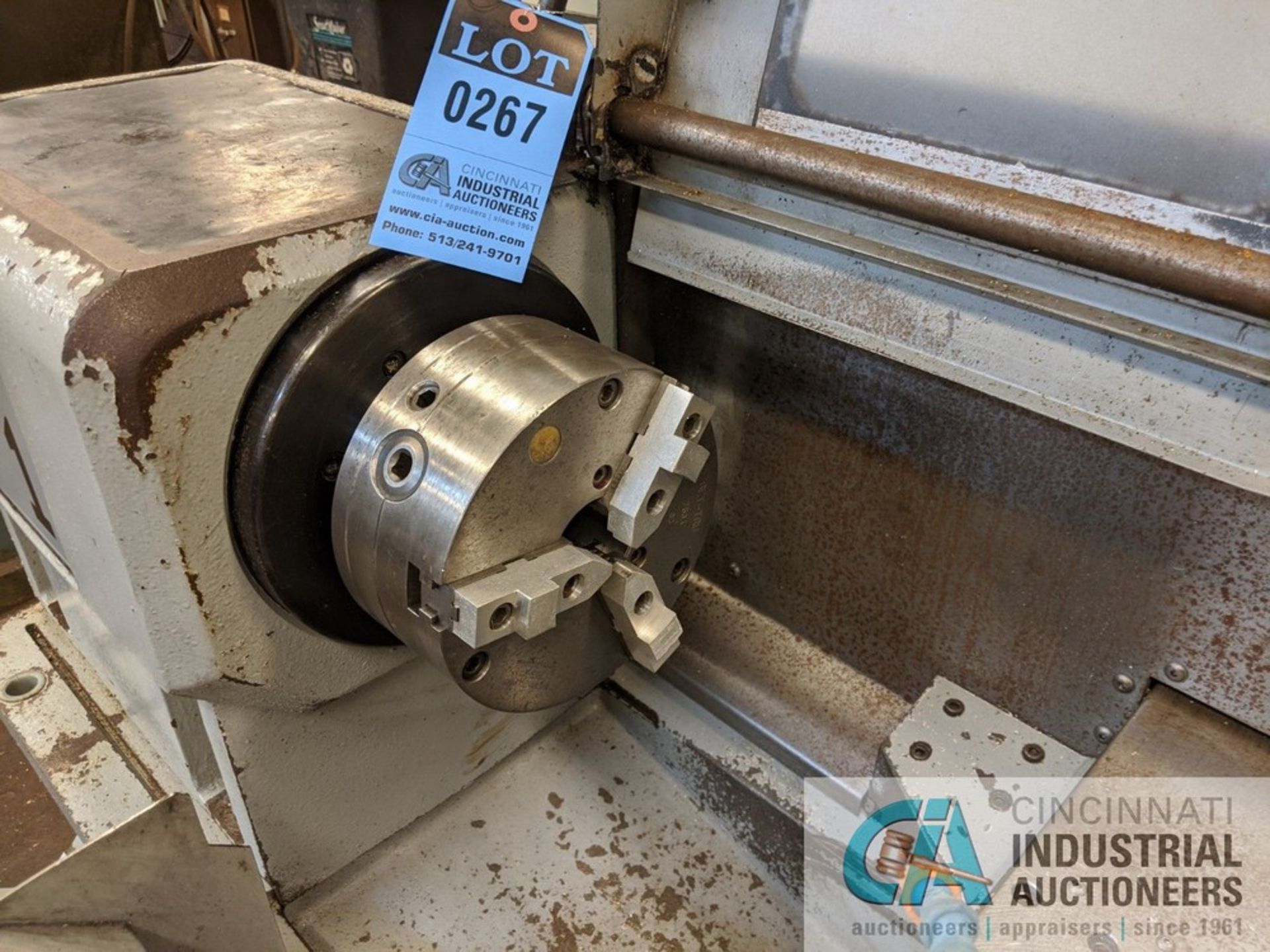 14" X 30" HAAS MODEL TL-1 CNC TOOLROOM LATHE, S/N: 307585, 8" 3-JAW CHUCK, TAILSTOCK, HAAS - Image 3 of 8