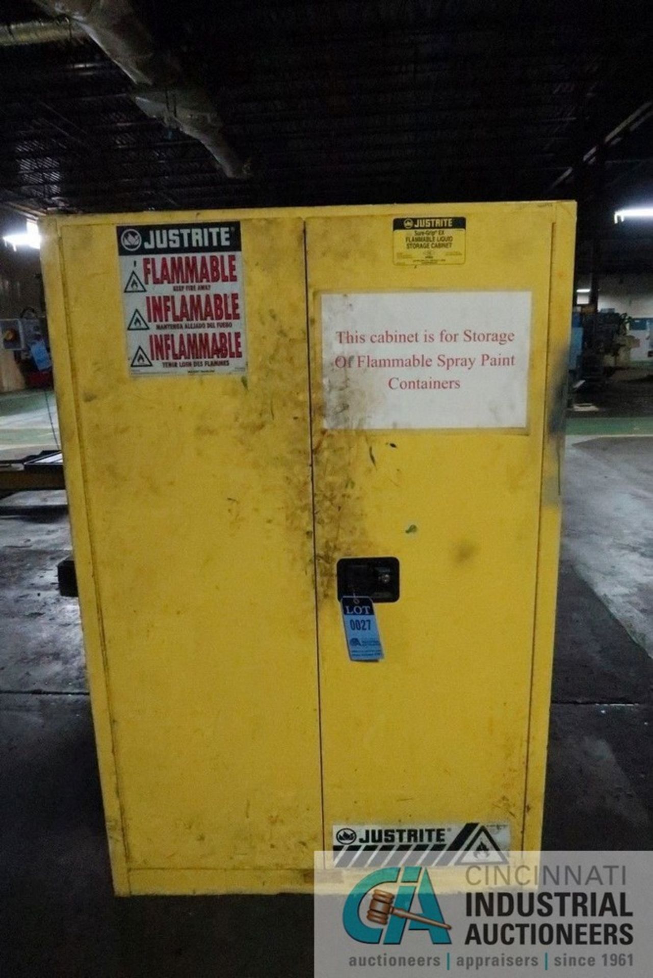 45-GALLON JUST RITE FLAMMABLE CABINET - Image 2 of 3