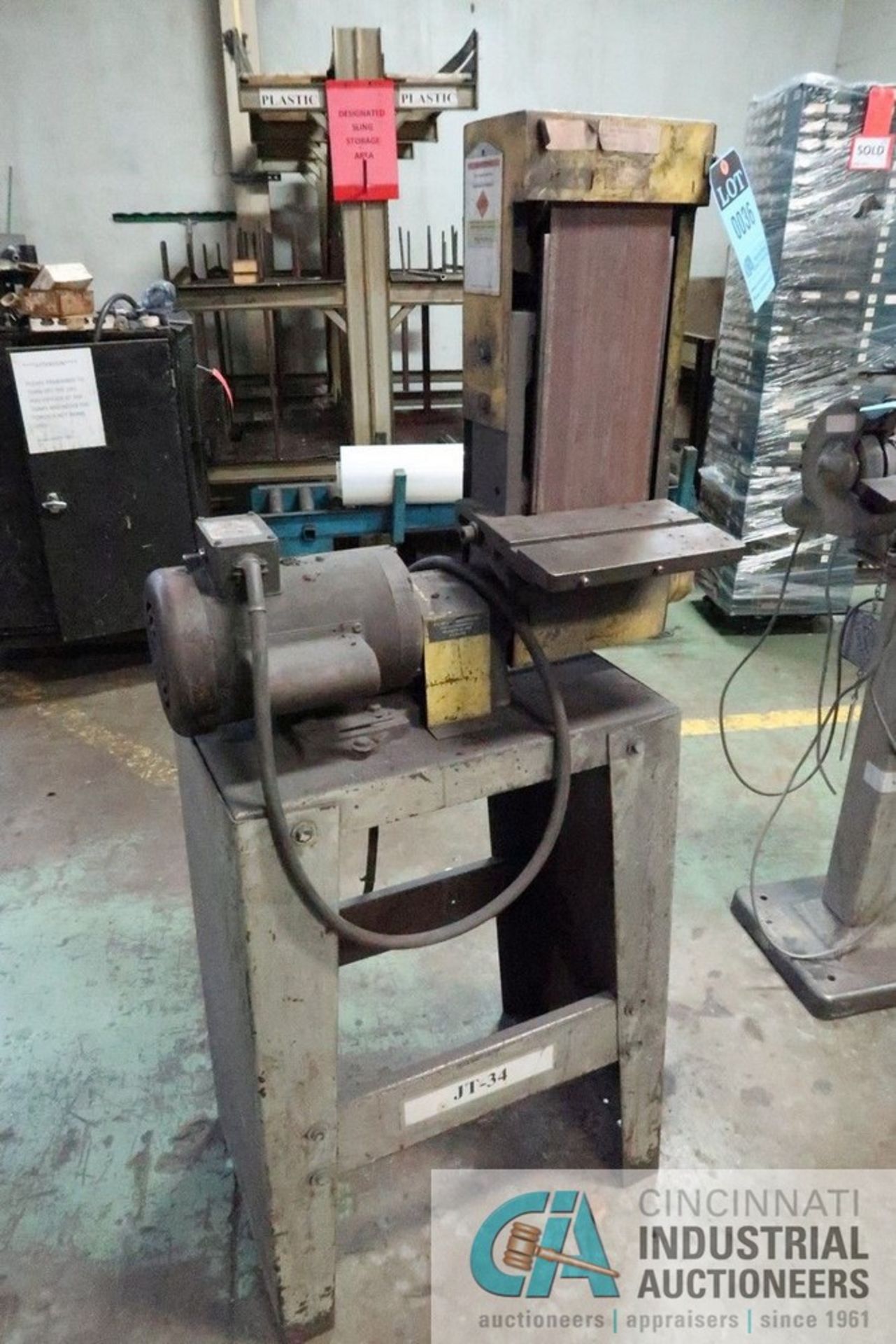 6" BELT SANDER **Loading Fee Due the "ERRA" Industrial Services & Sales, LLC $25.00, SEE PRICING - Image 2 of 4