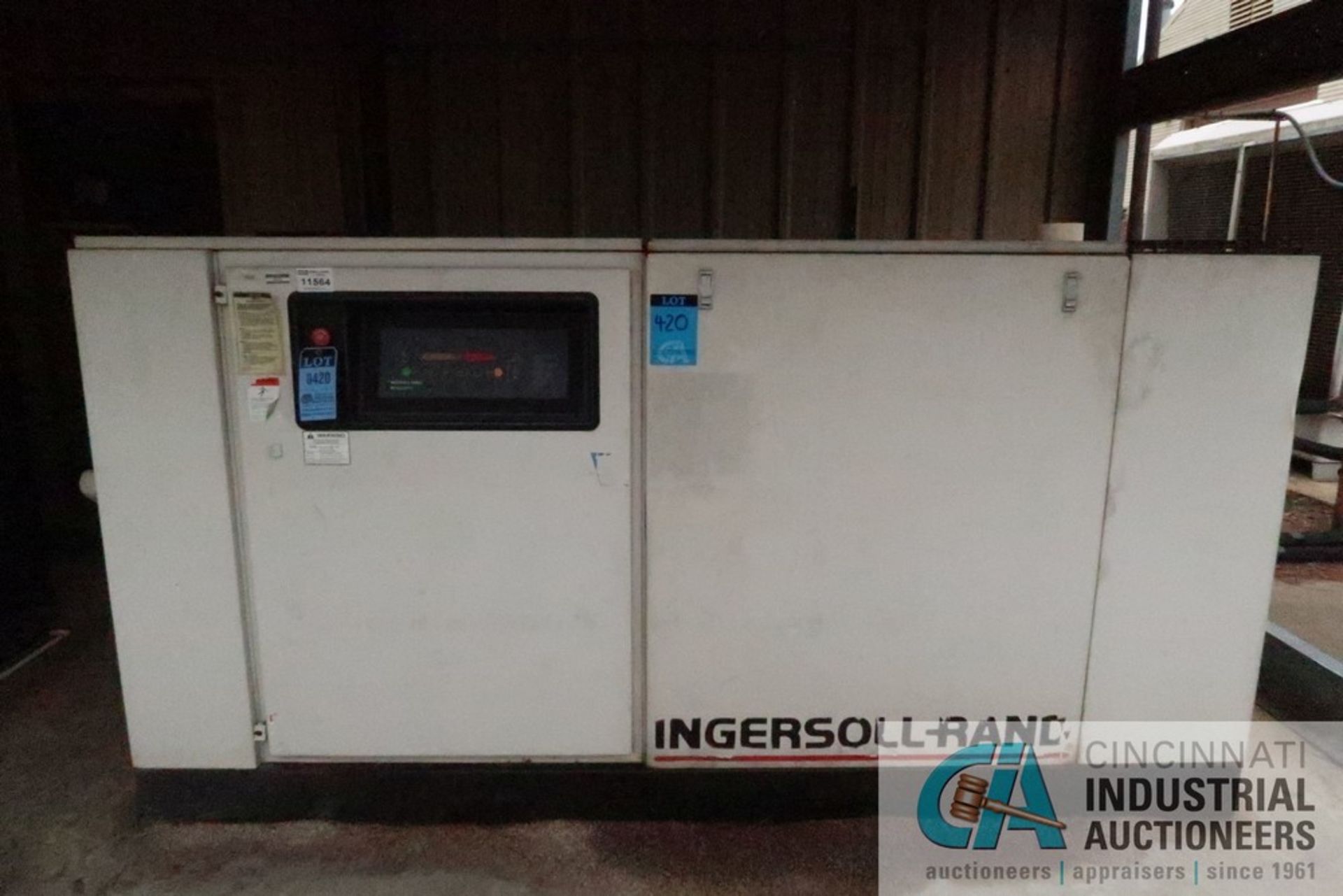 75 HP INGERSOLL-RAND MODEL SSR-EP75 ROTARY SCREW AIR COMPRESSOR; S/N F4816U92, 3-PHASE, 460 - Image 3 of 5