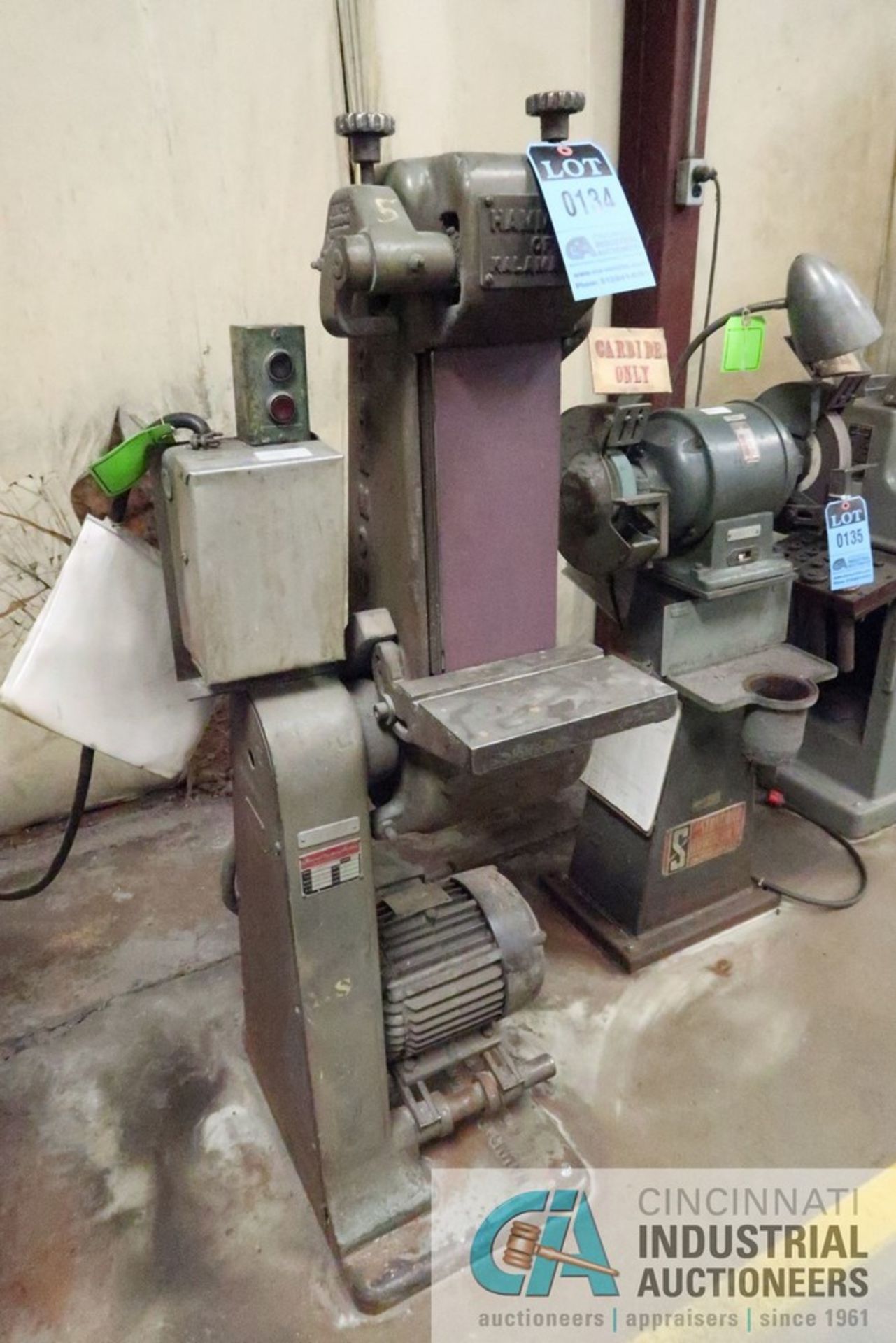 6" HAMMOND MODEL VH-68-D VERTICAL BELT SANDER; S/N 8198 **Loading Fee Due the "ERRA" Industrial - Image 3 of 4