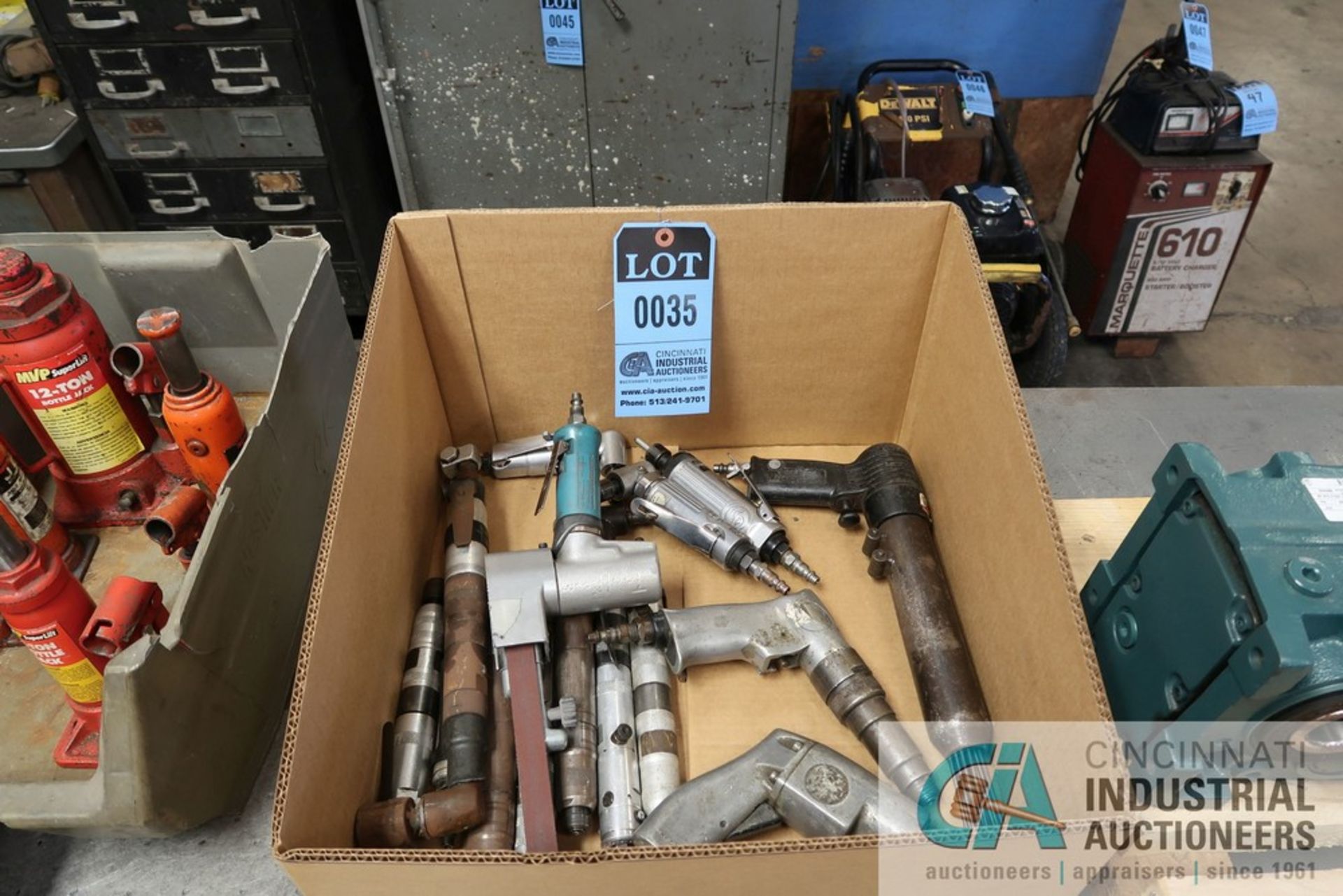 (LOT) MISCELLANEOUS PNEUMATIC POWER TOOLS