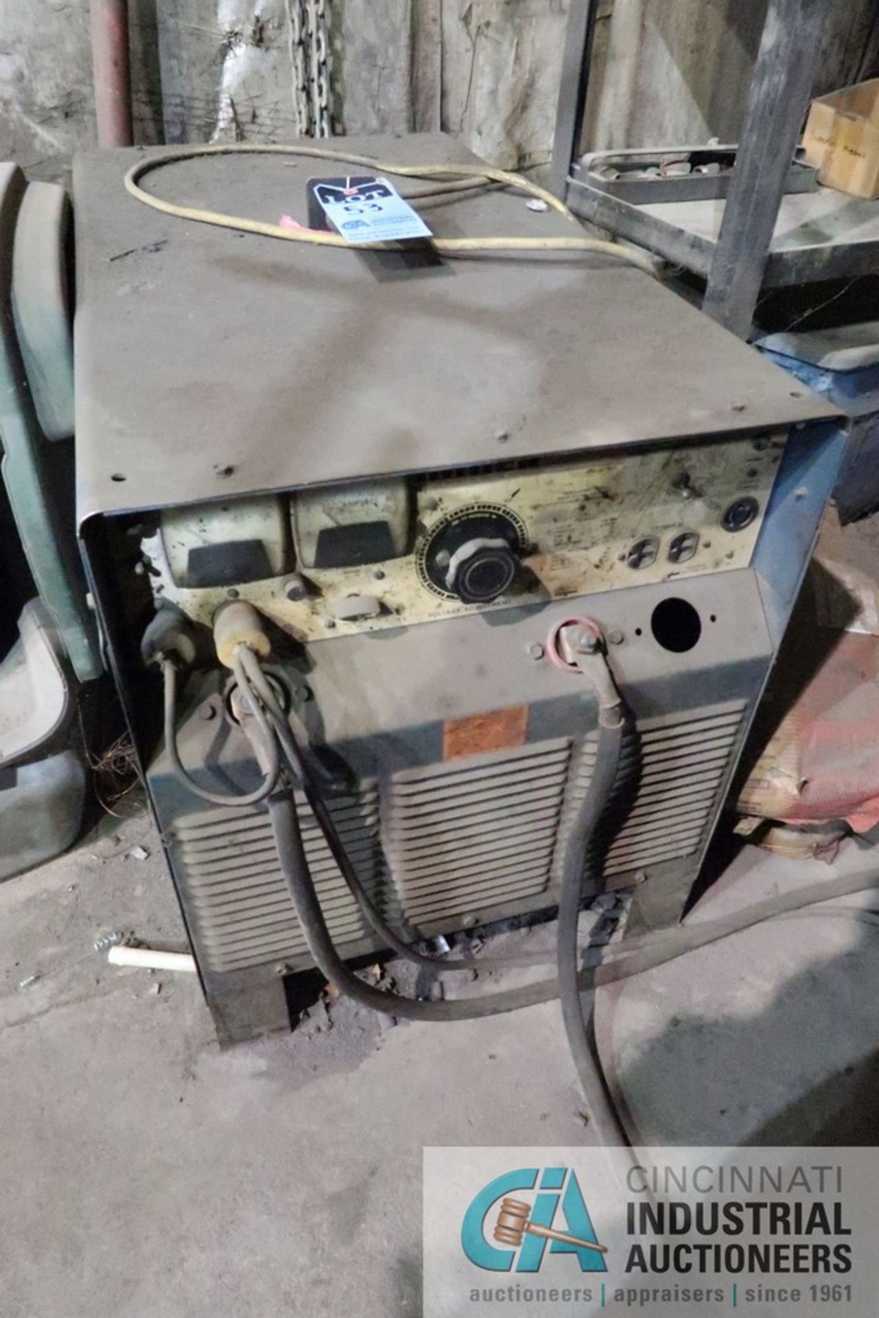 650 AMP MILLER MODEL MP65E CONSTANT POTENTIAL DC ARC WELDING POWER SOURCE S/N JA461884 WITH MILLER - Image 6 of 9