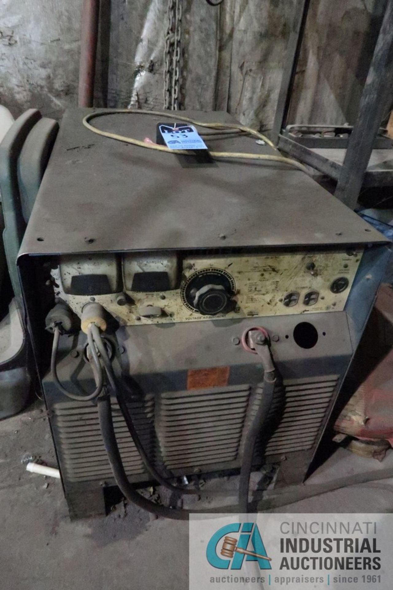 650 AMP MILLER MODEL MP65E CONSTANT POTENTIAL DC ARC WELDING POWER SOURCE S/N JA461884 WITH MILLER - Image 2 of 9