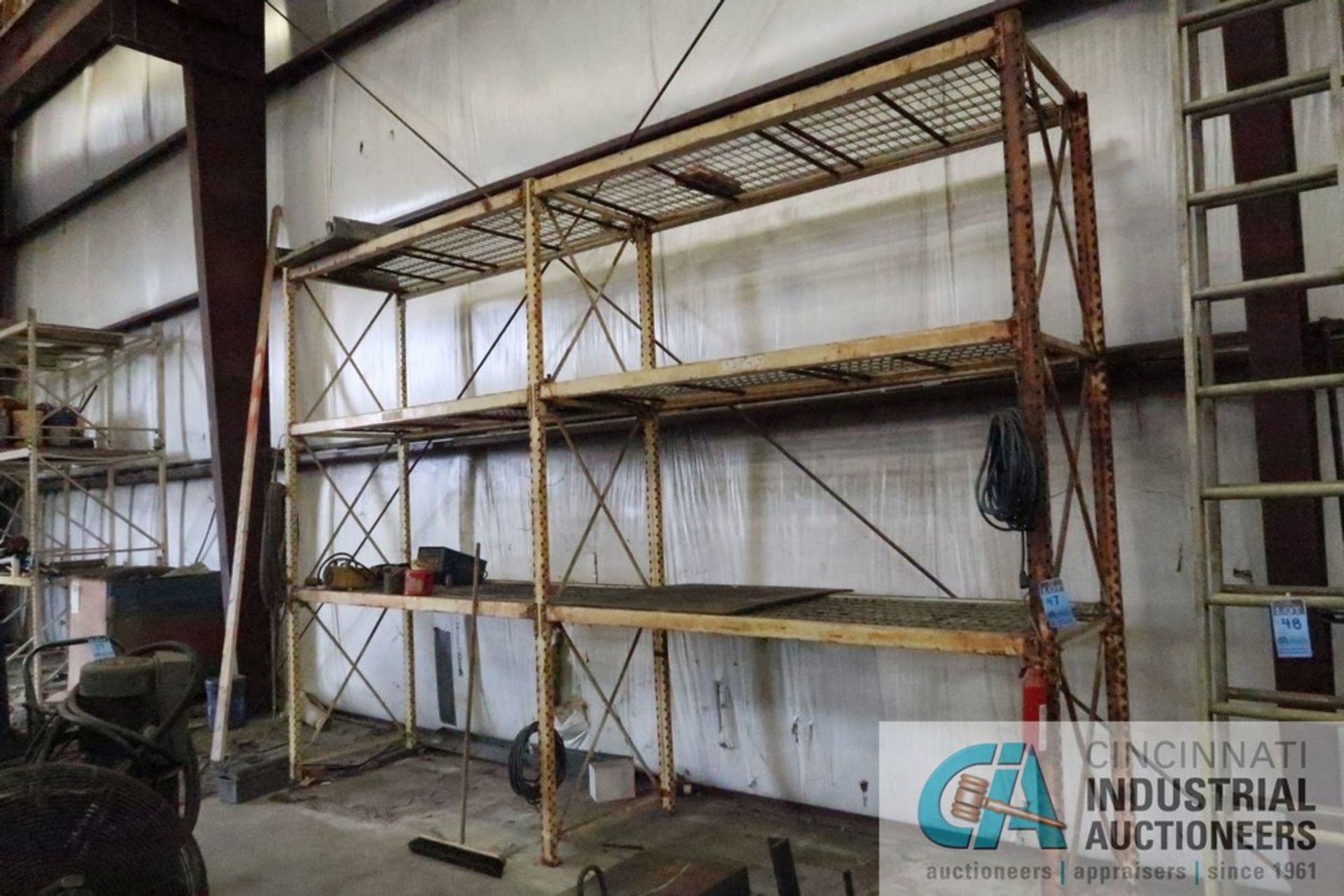 SECTIONS MISCELLANEOUS SIZE AND TYPE ADJUSTABLE BEAM PALLET RACK